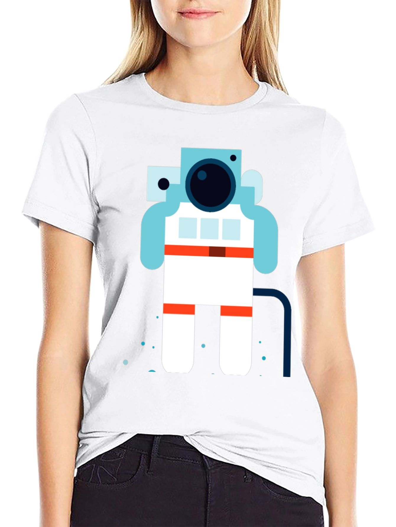 Astronaut Graphic Tee - Cool Space Design