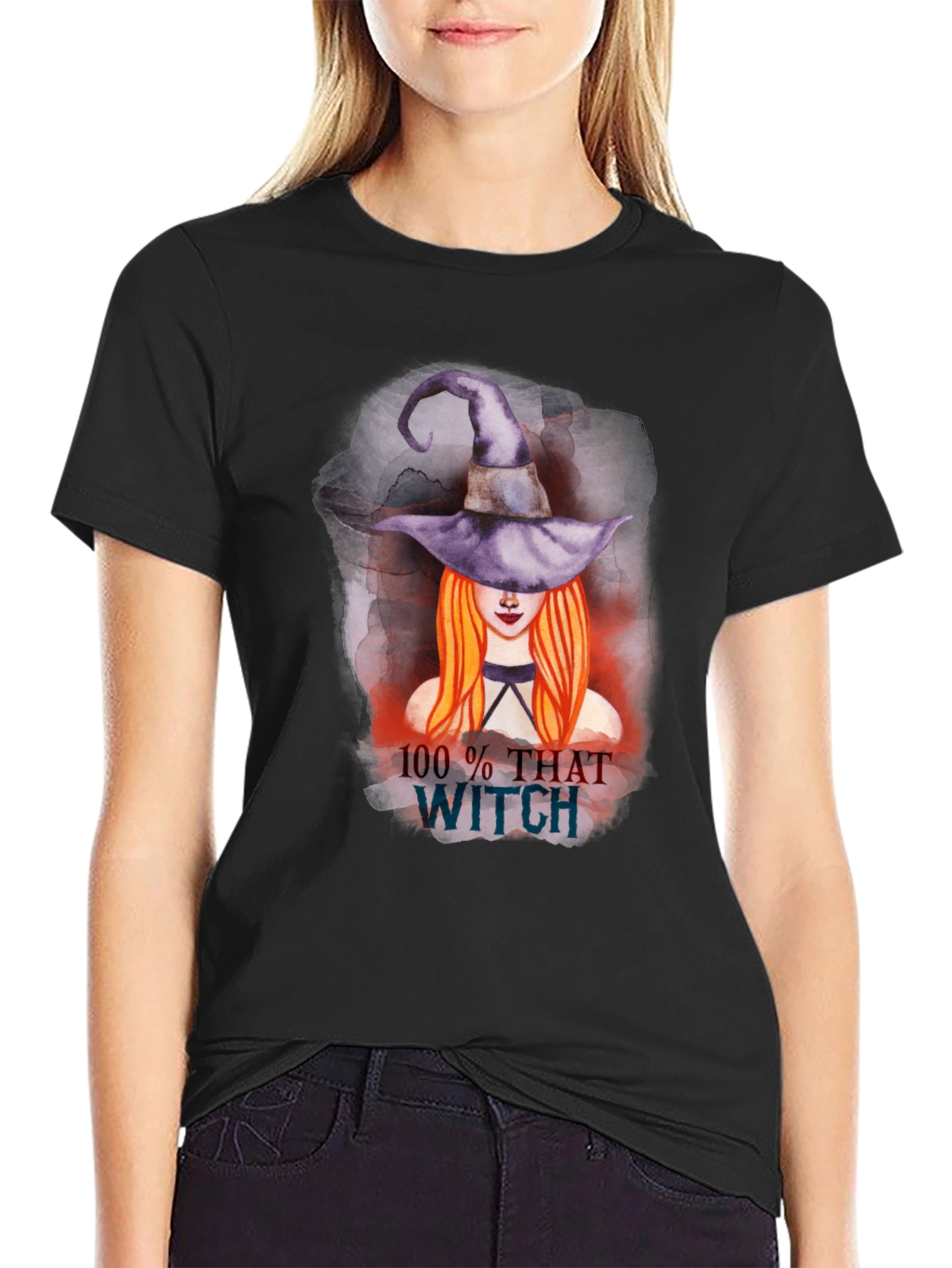 Witch Graphic Tee - 100% That Witch