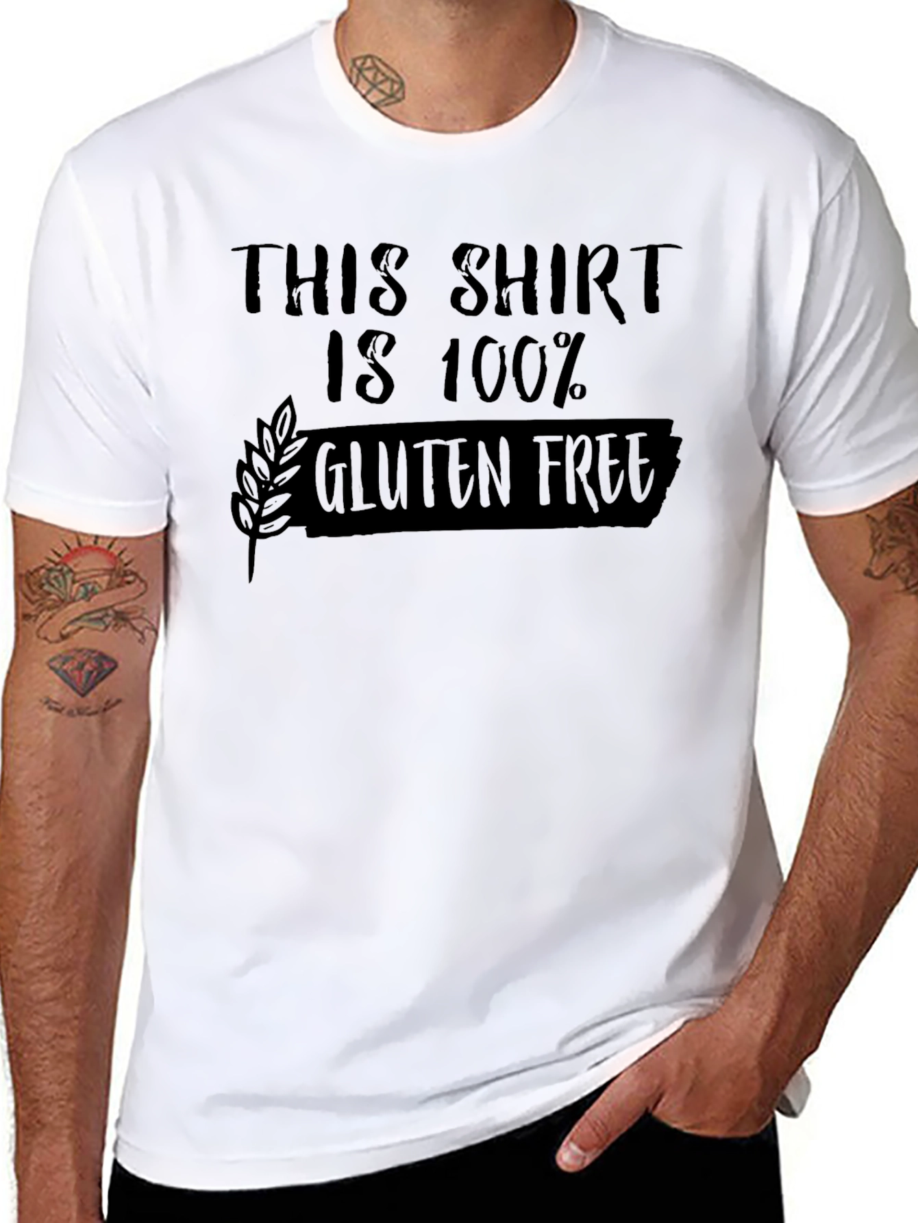 100% Gluten Free Novelty T-Shirt