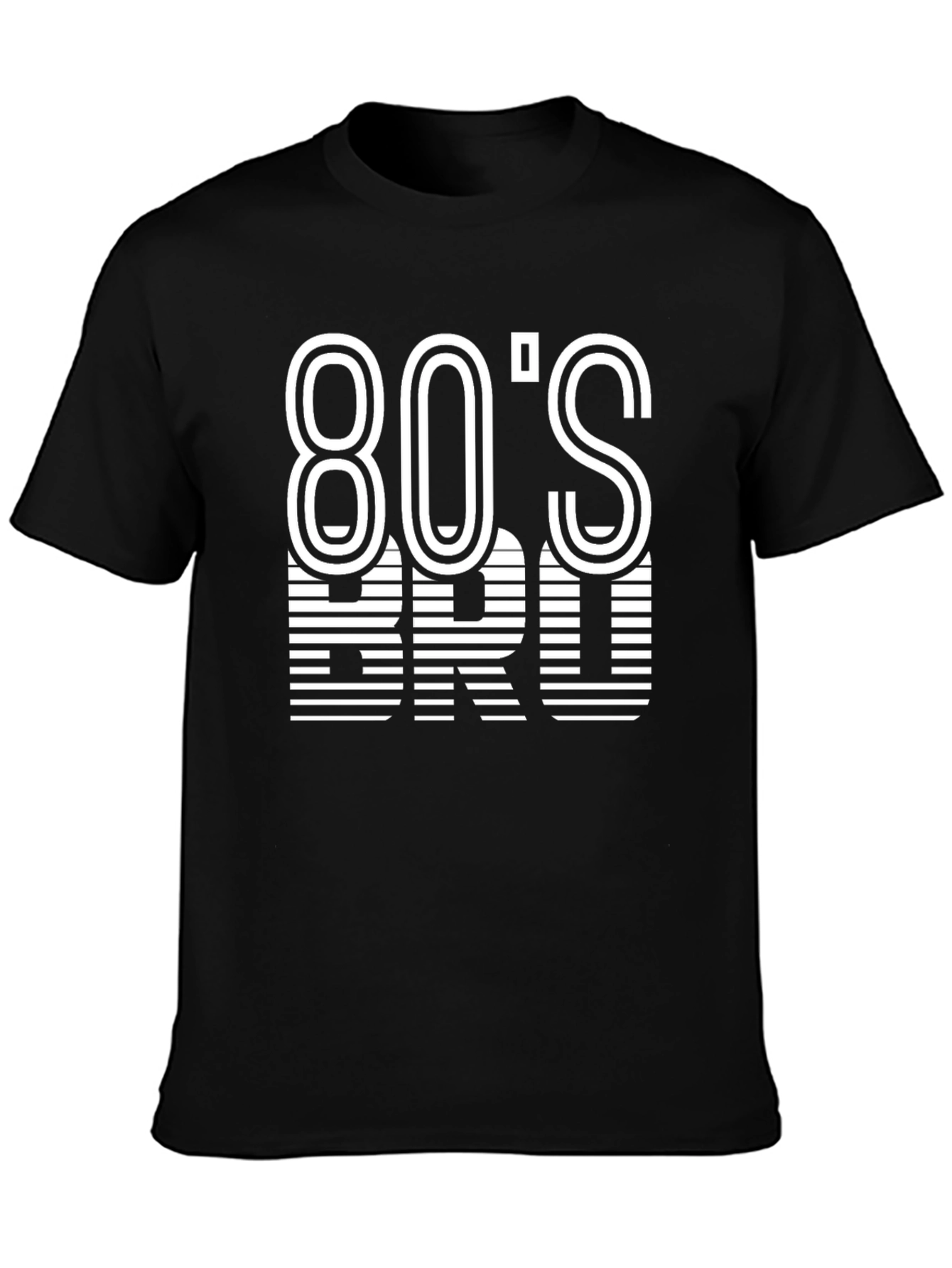 80s Bro Graphic Tee - Retro Style