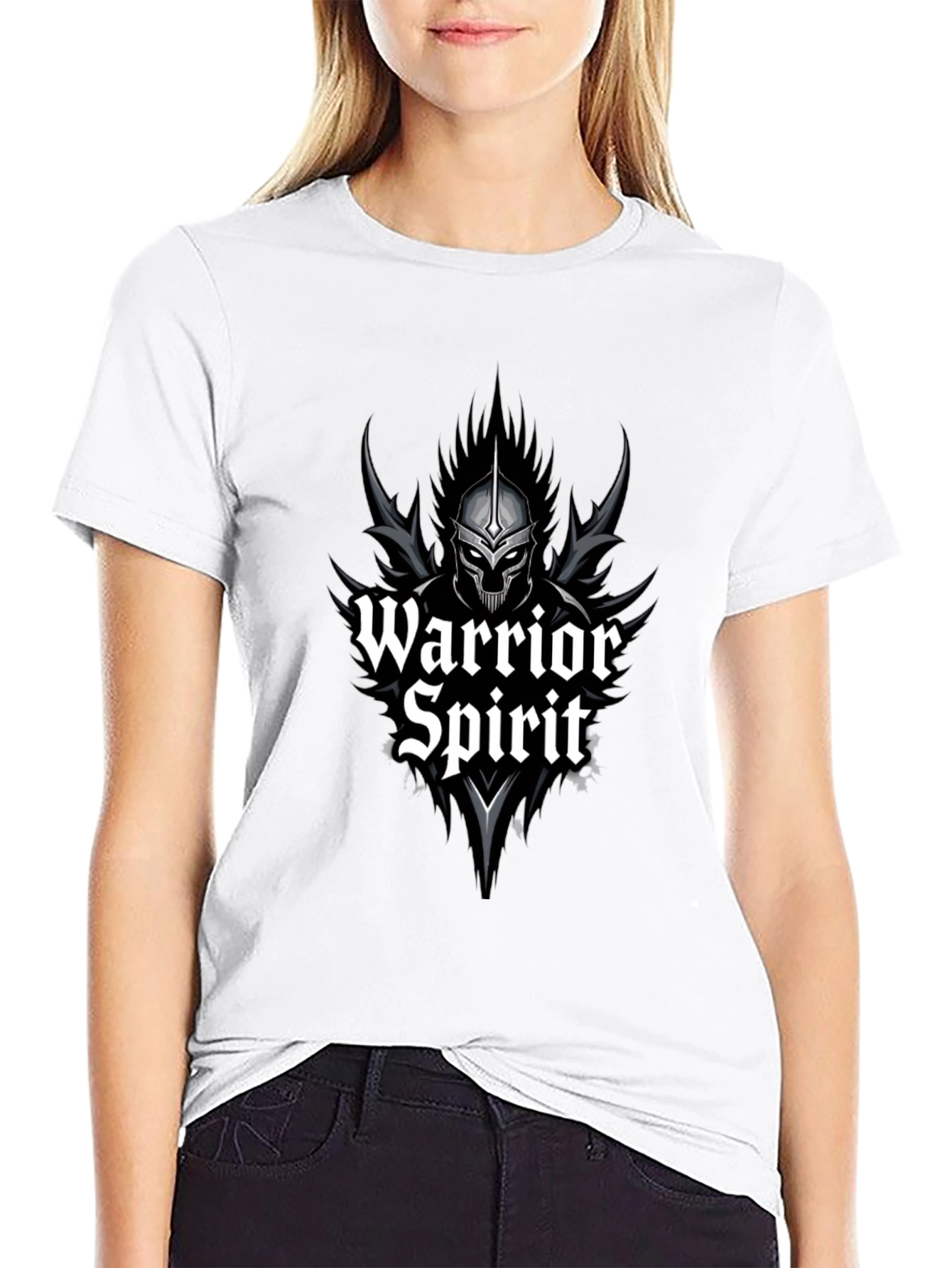 Warrior Spirit Black T-Shirt - Graphic Tee