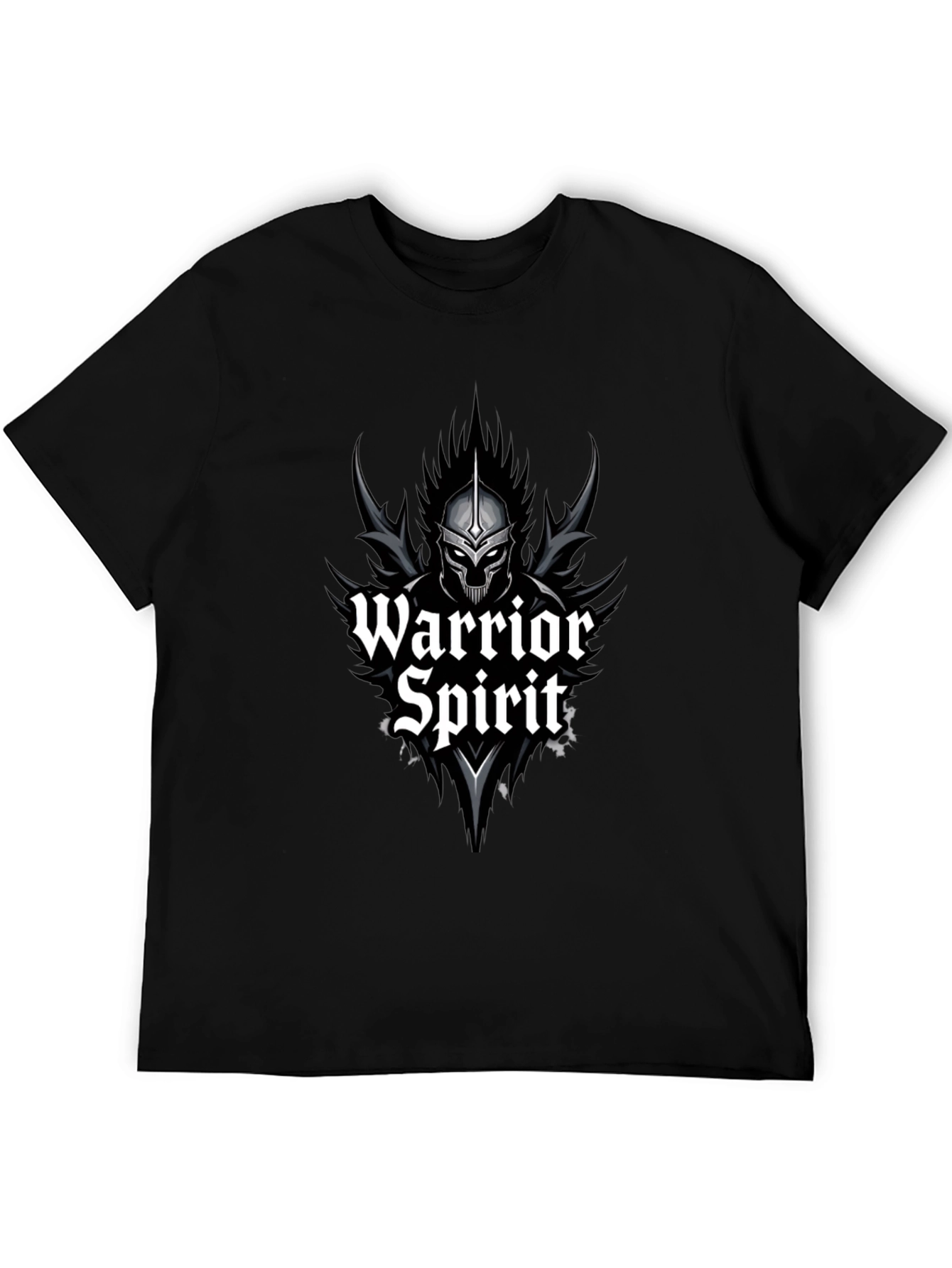 Warrior Spirit Black T-Shirt - Graphic Tee