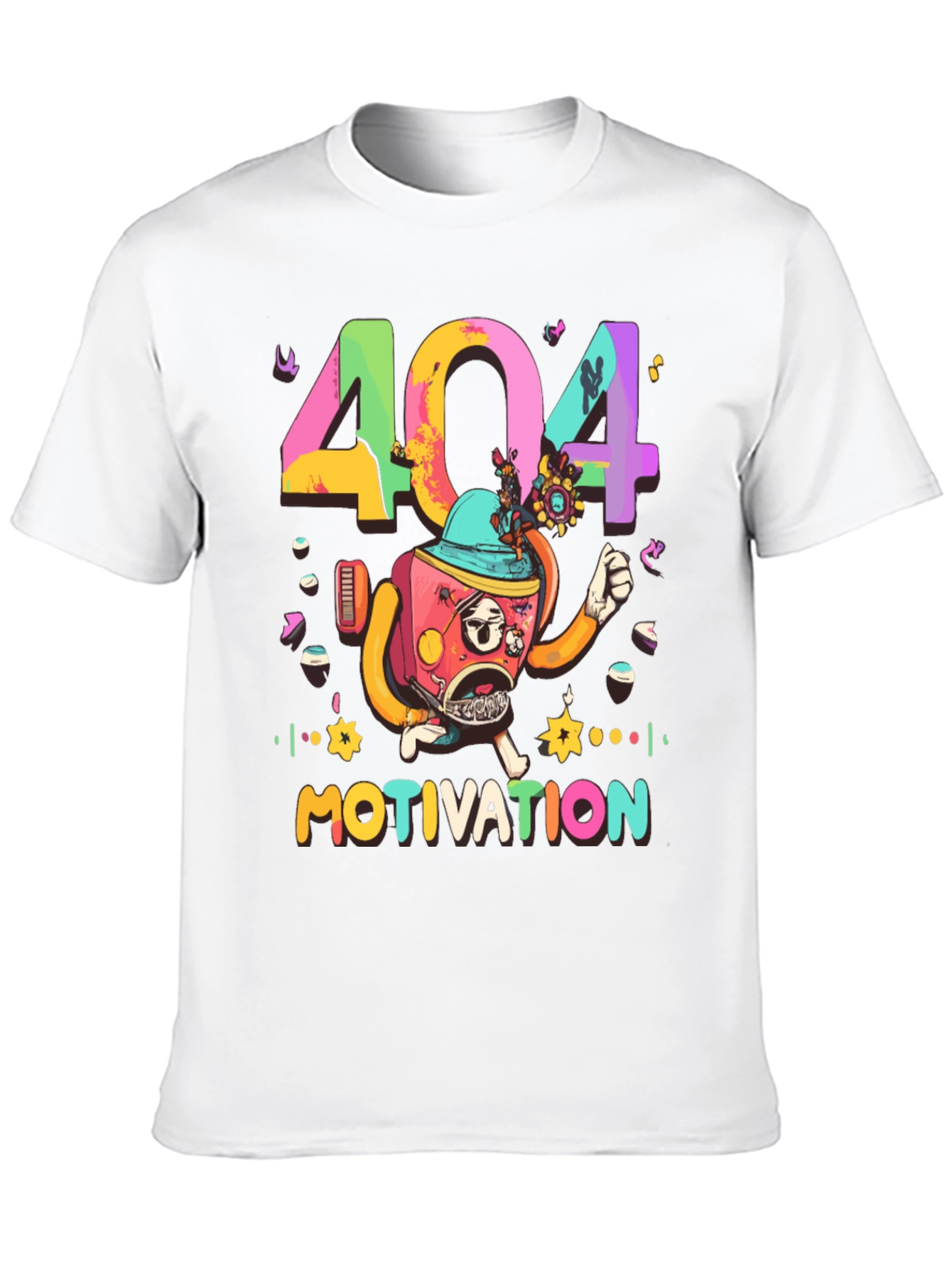 404 Motivation Graphic T-Shirt