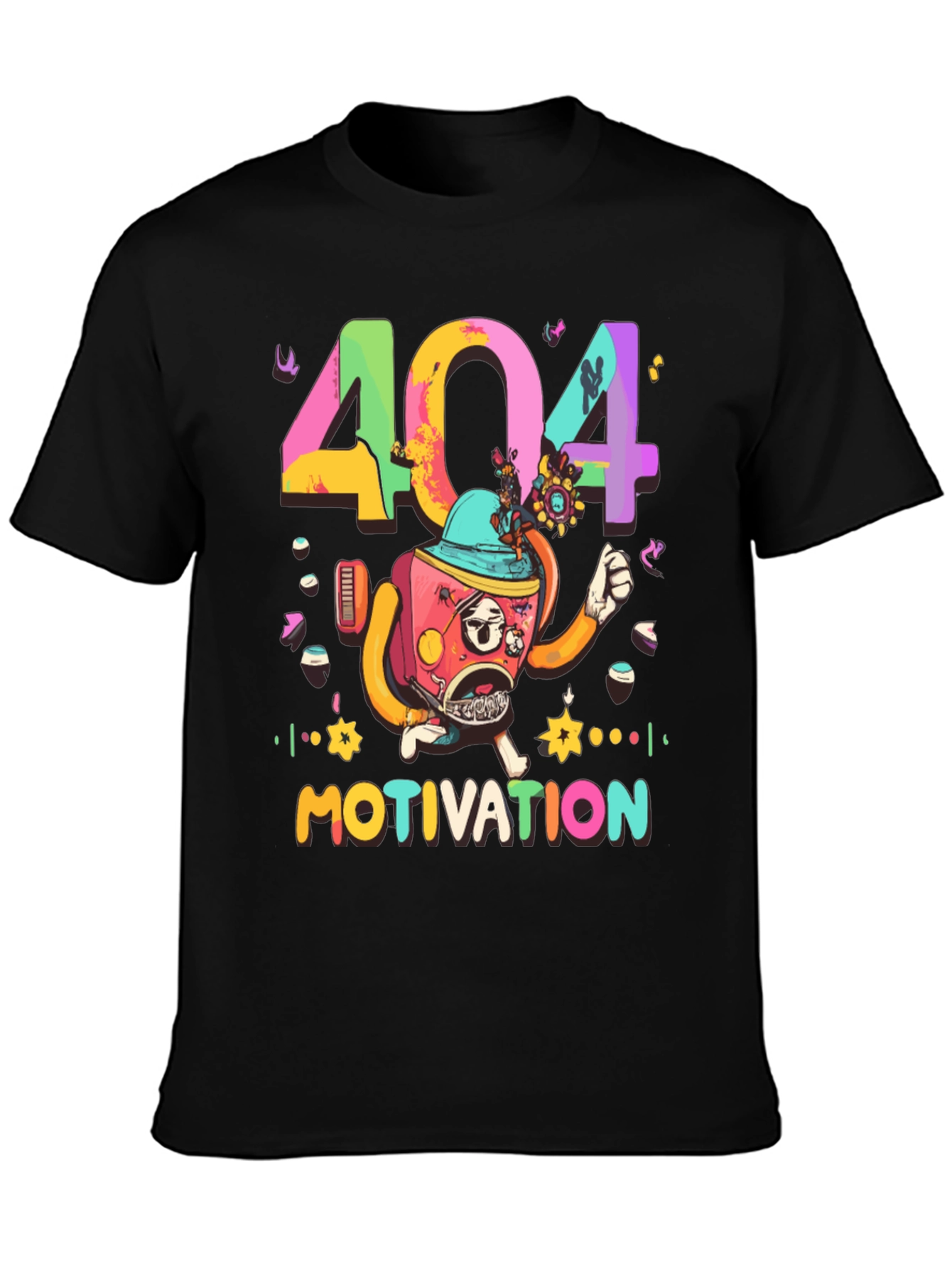 404 Motivation Graphic T-Shirt