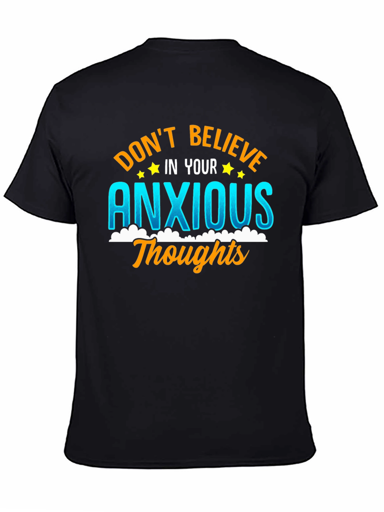 Anxious Thoughts Graphic Tee - Mental Health Awareness T-Shirt