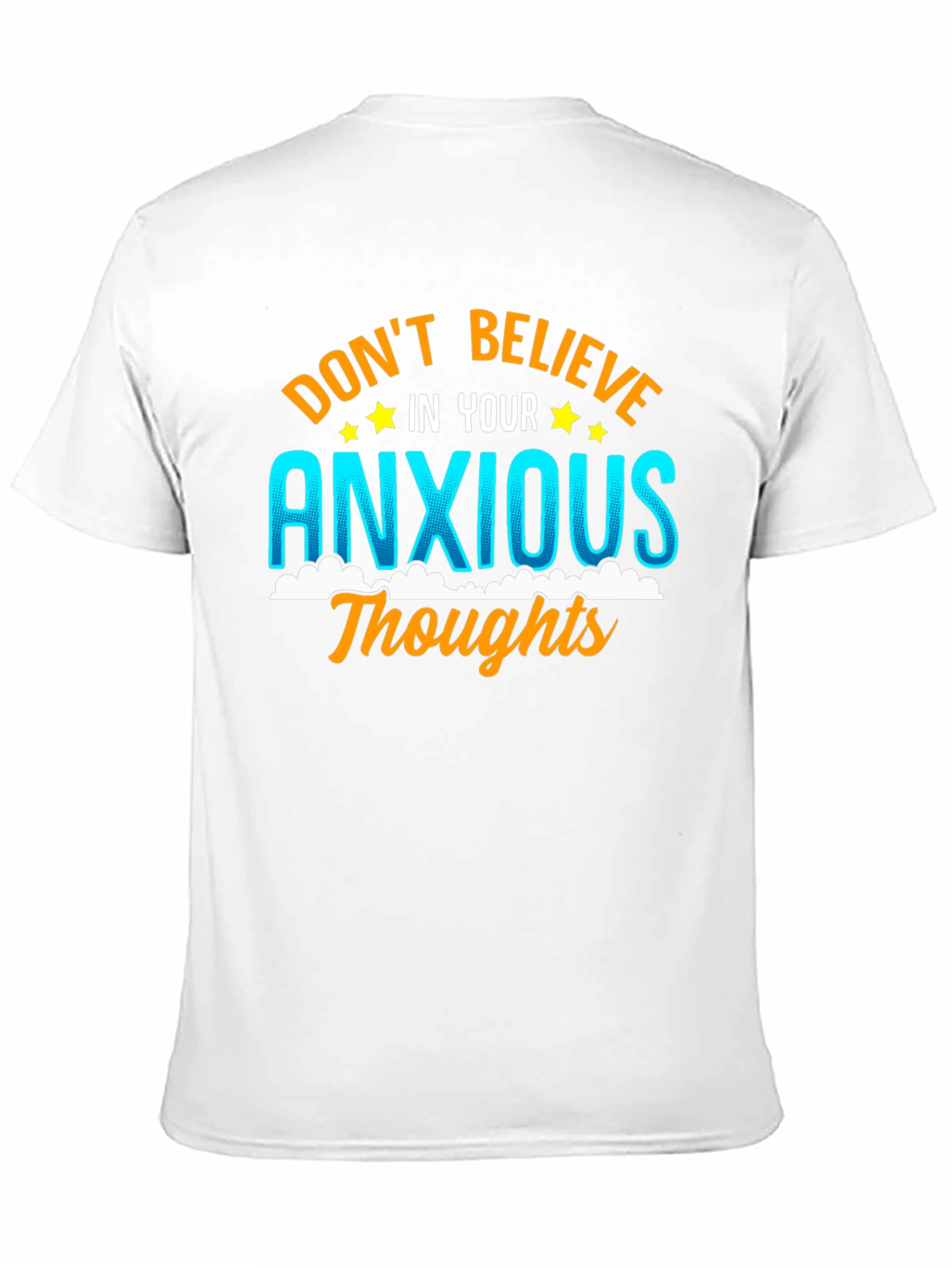 Anxious Thoughts Graphic Tee - Mental Health Awareness T-Shirt