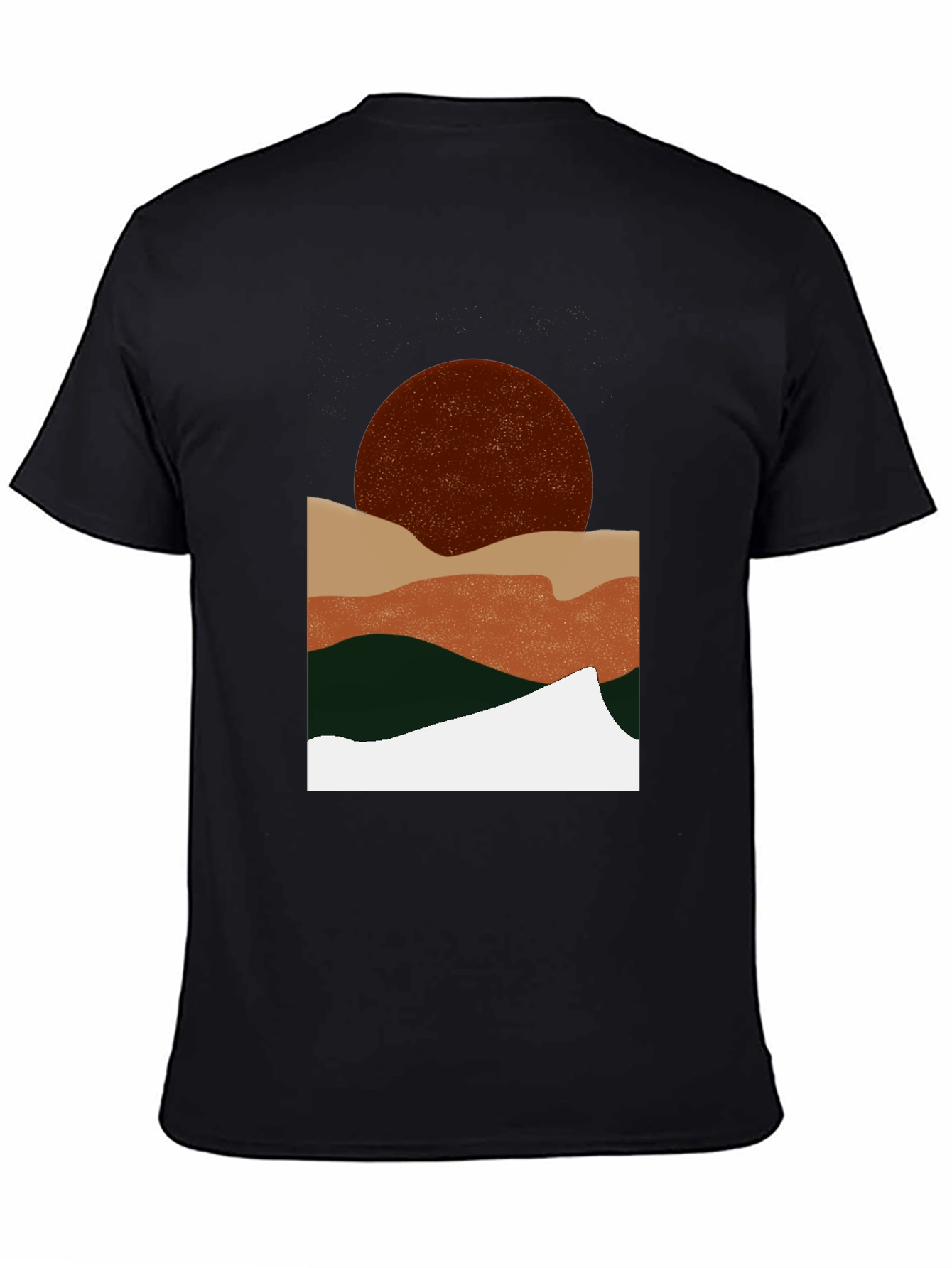 Abstract Landscape Graphic T-Shirt
