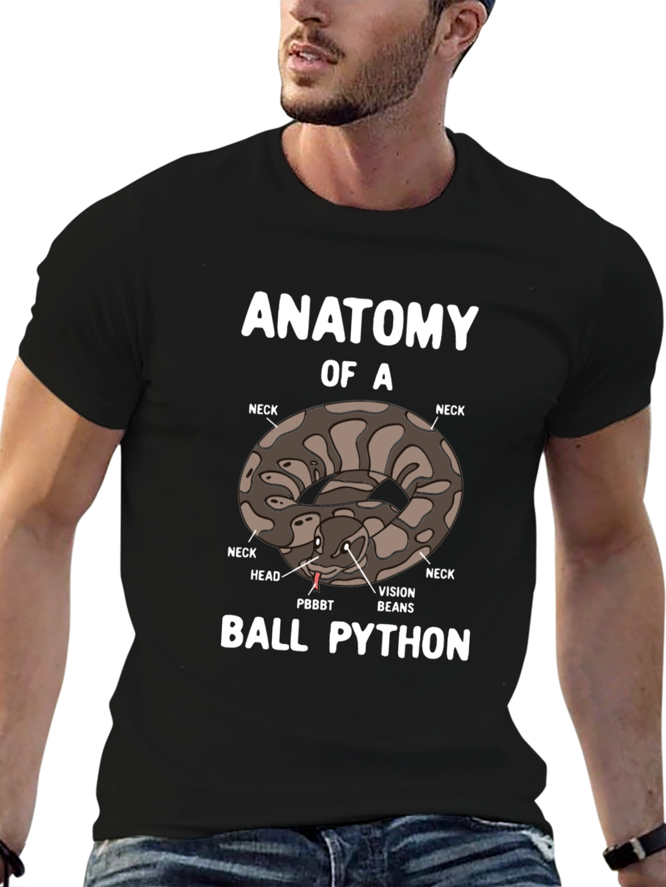 Anatomy of a Ball Python T-Shirt