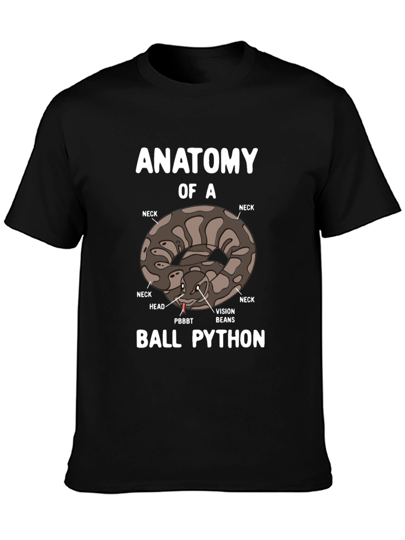 Anatomy of a Ball Python T-Shirt