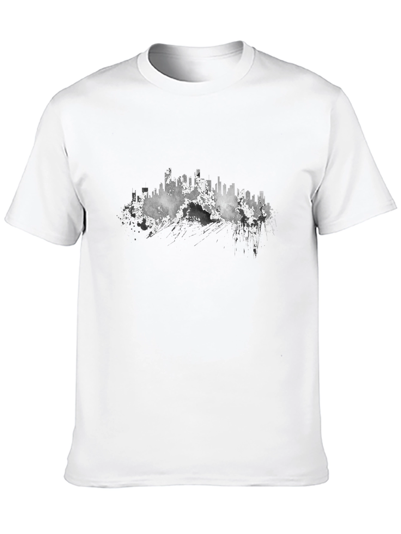 Abstract Cityscape Graphic Tee