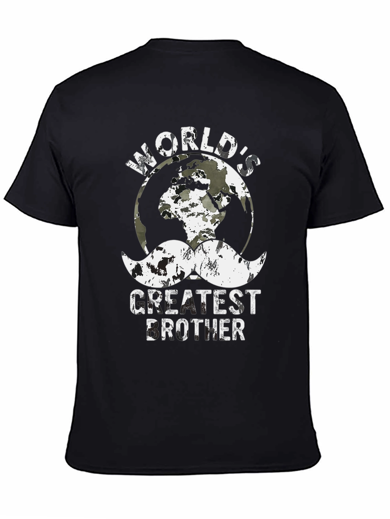 Worlds Greatest Brother Graphic Tee - Black