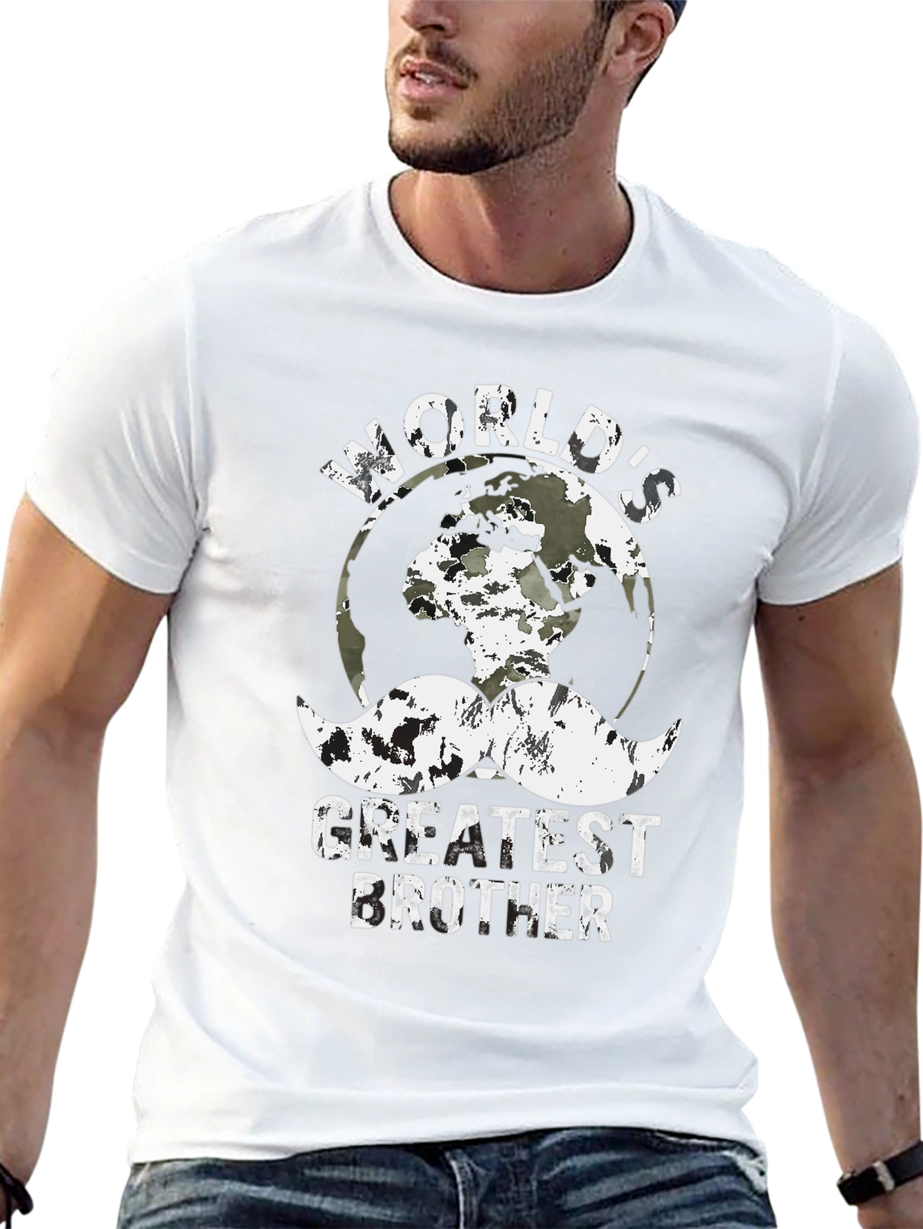 Worlds Greatest Brother Graphic Tee - Black