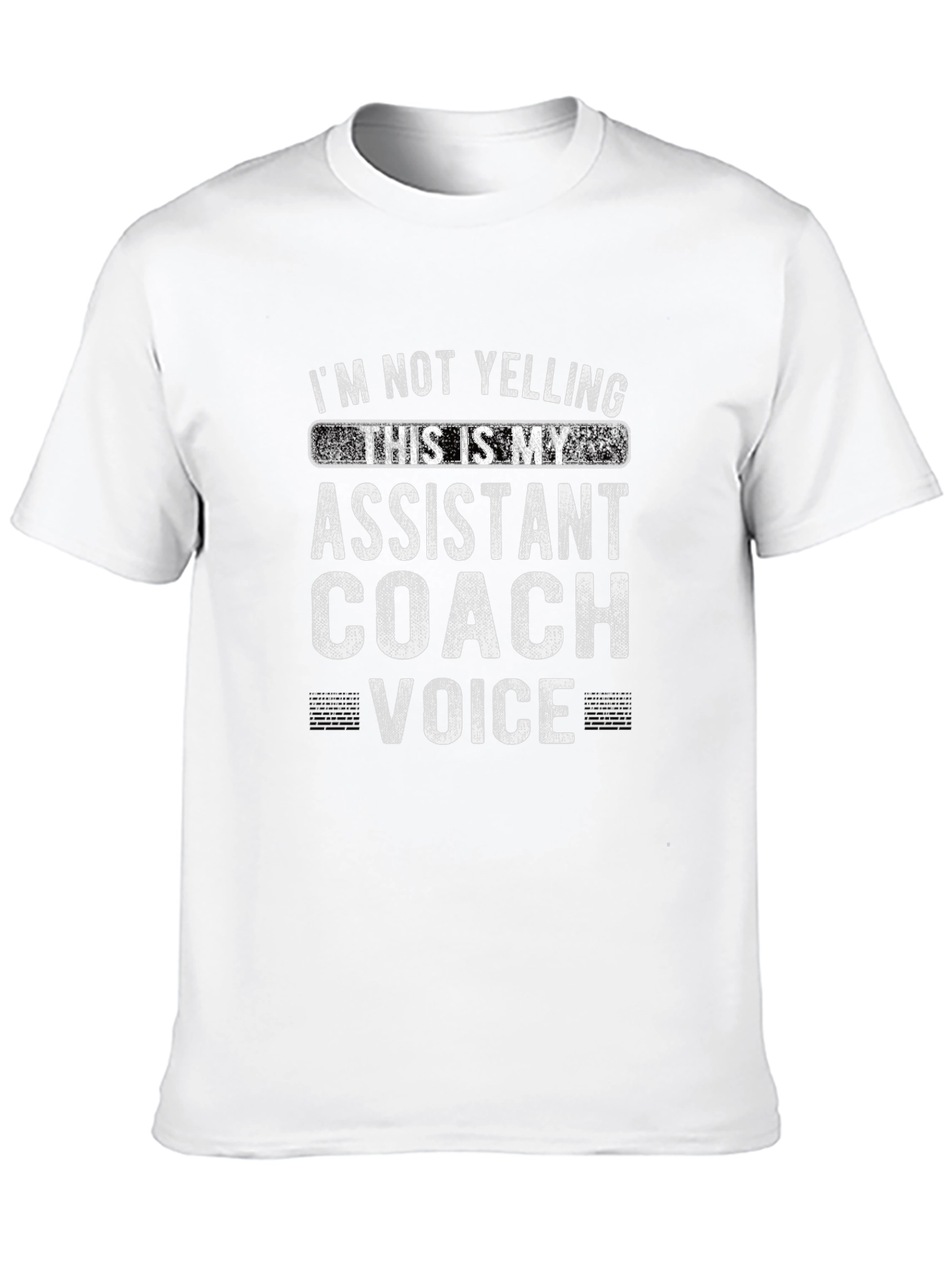 Assistant Coach Voice T-Shirt - Funny Coaching Tee