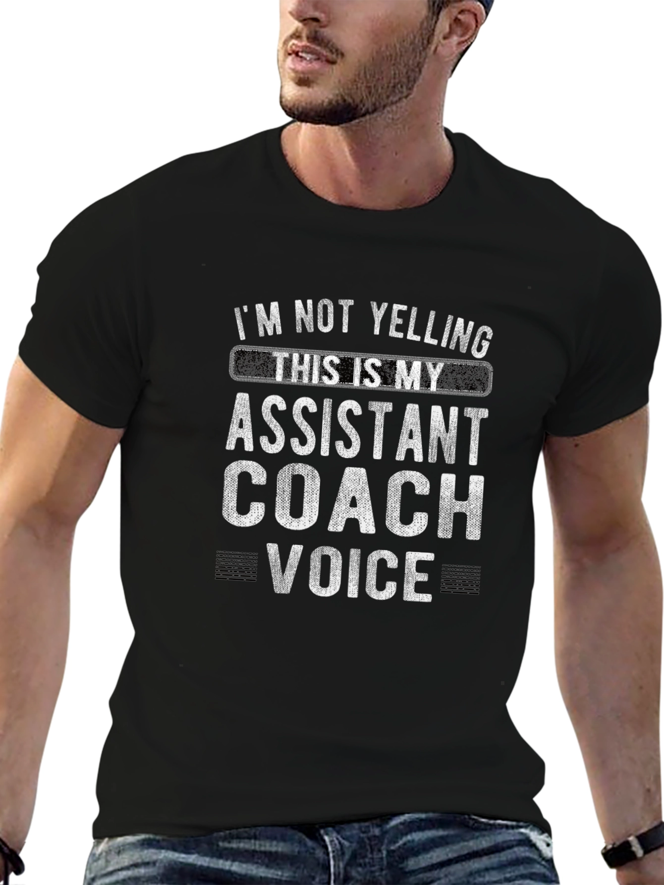 Assistant Coach Voice T-Shirt - Funny Coaching Tee