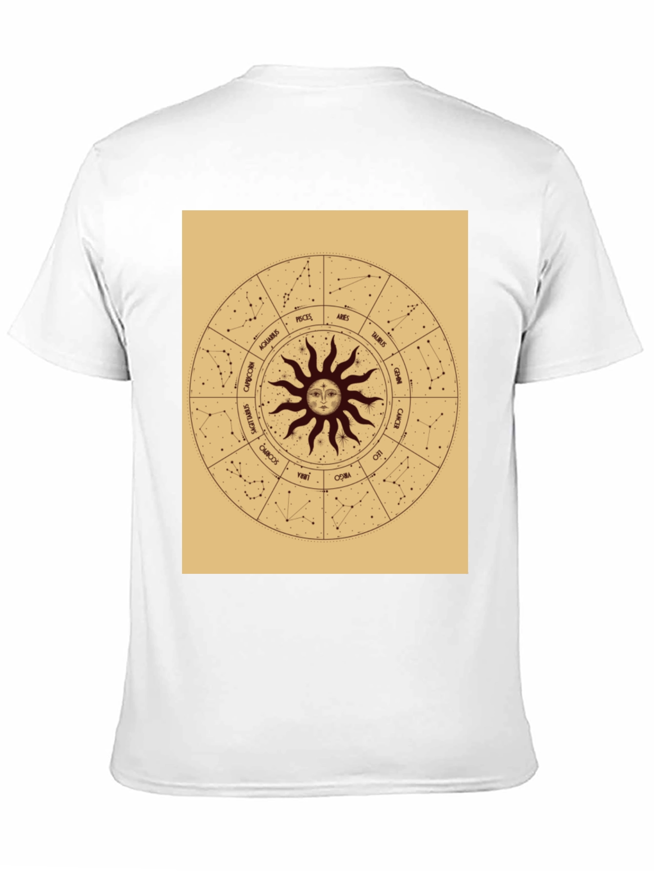 Astrology Zodiac Sign T-Shirt - Black