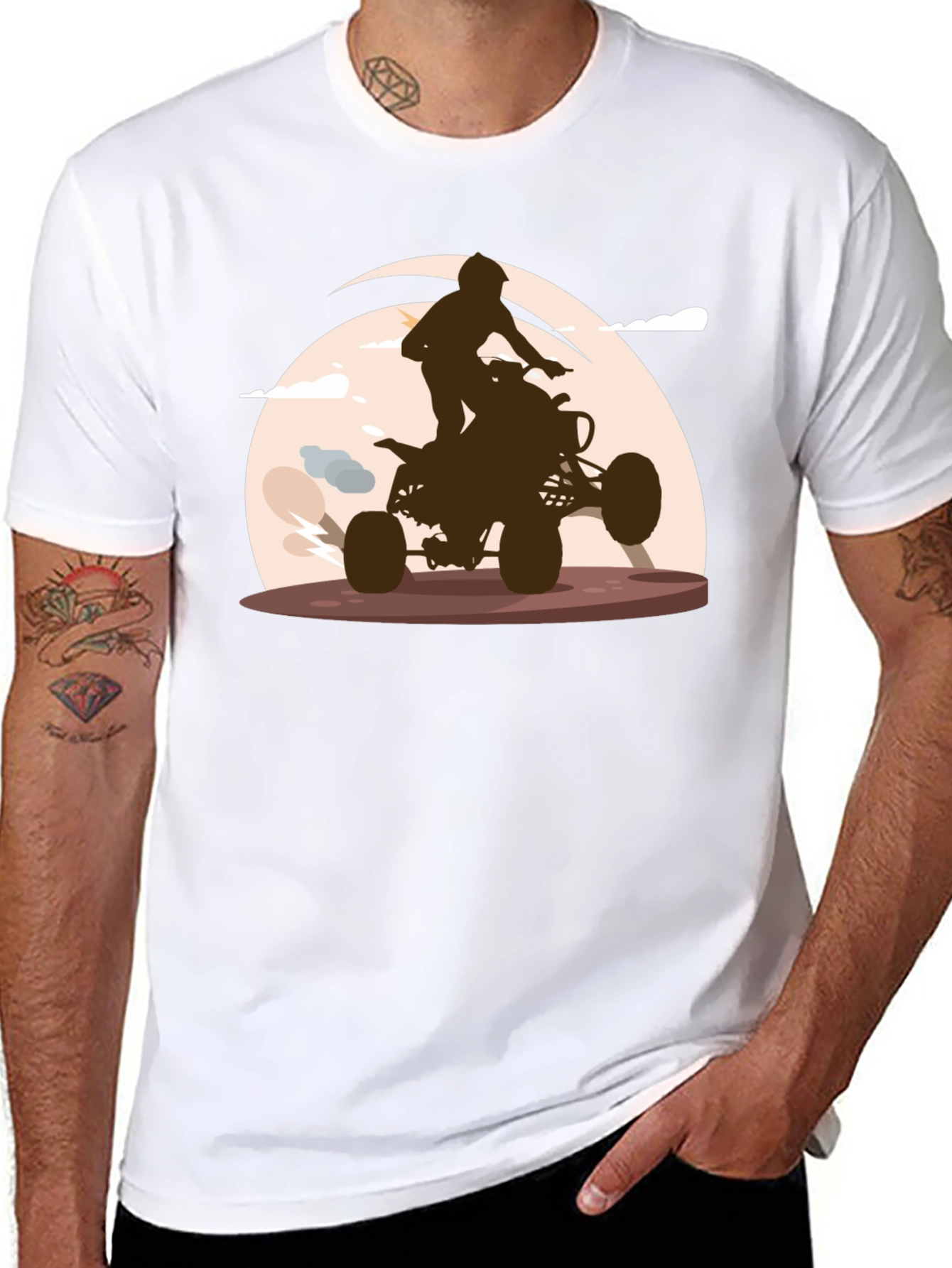 ATV Rider Graphic T-Shirt - Adventure Ready
