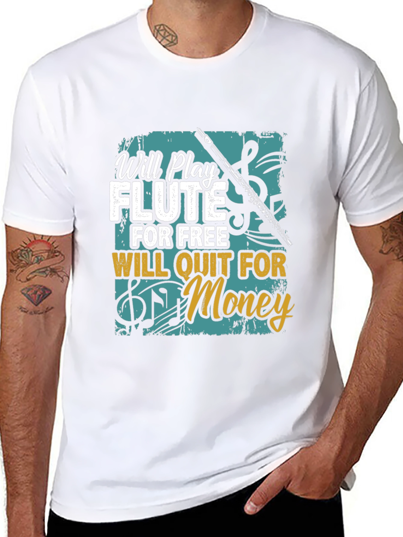 Will Play Flute for Free T-Shirt