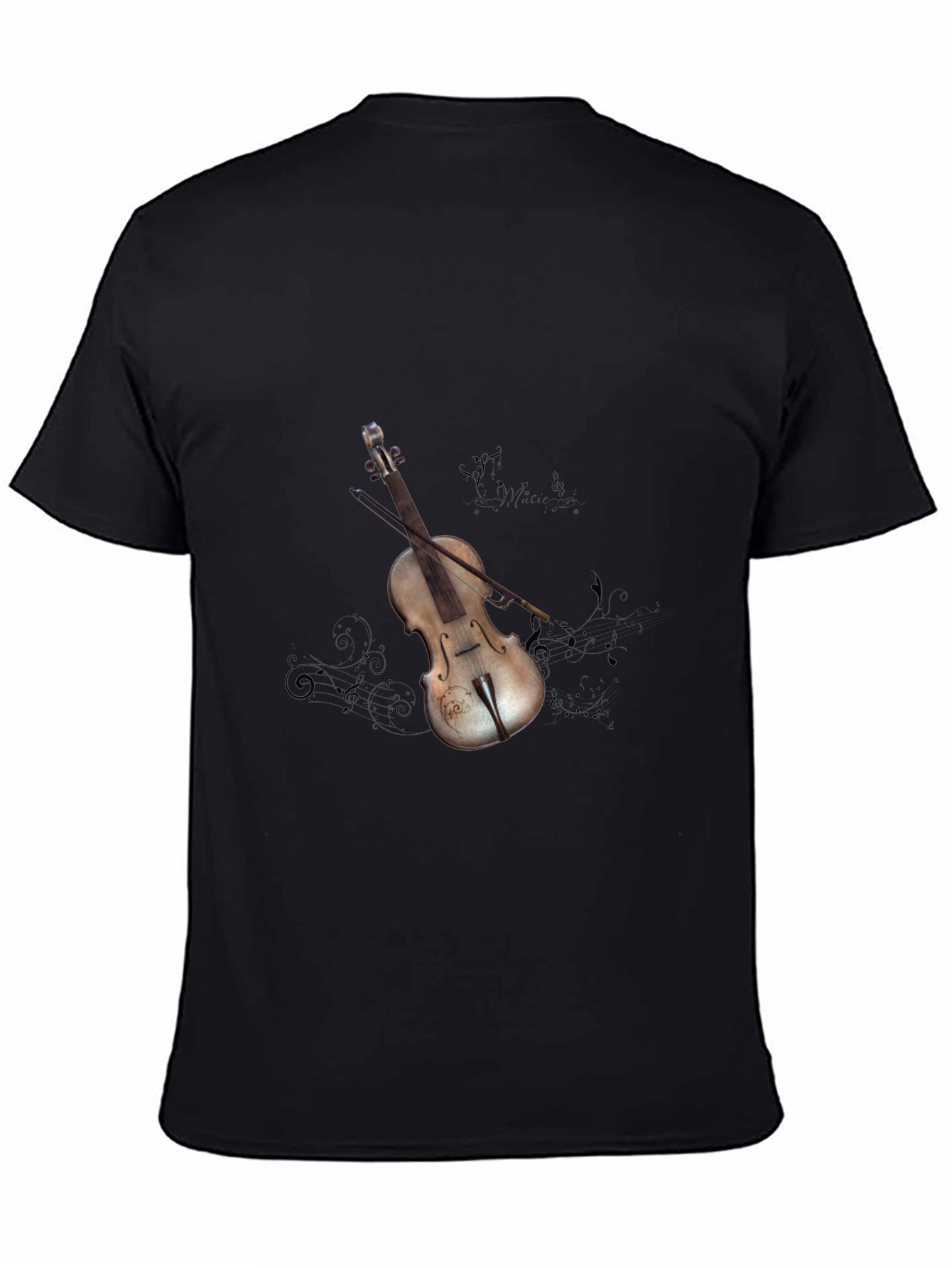 Violin Graphic Tee - Stylish Music Lovers Shirt