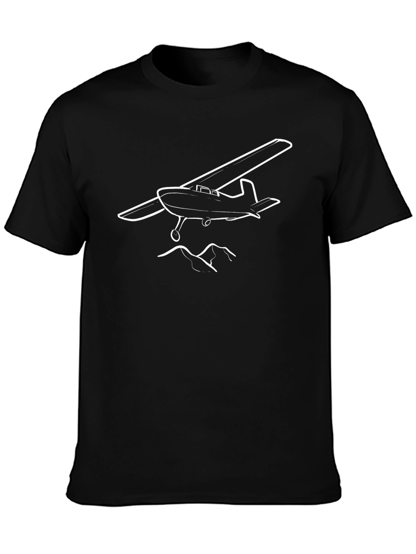 Airplane Graphic Tee - Fly High in Style