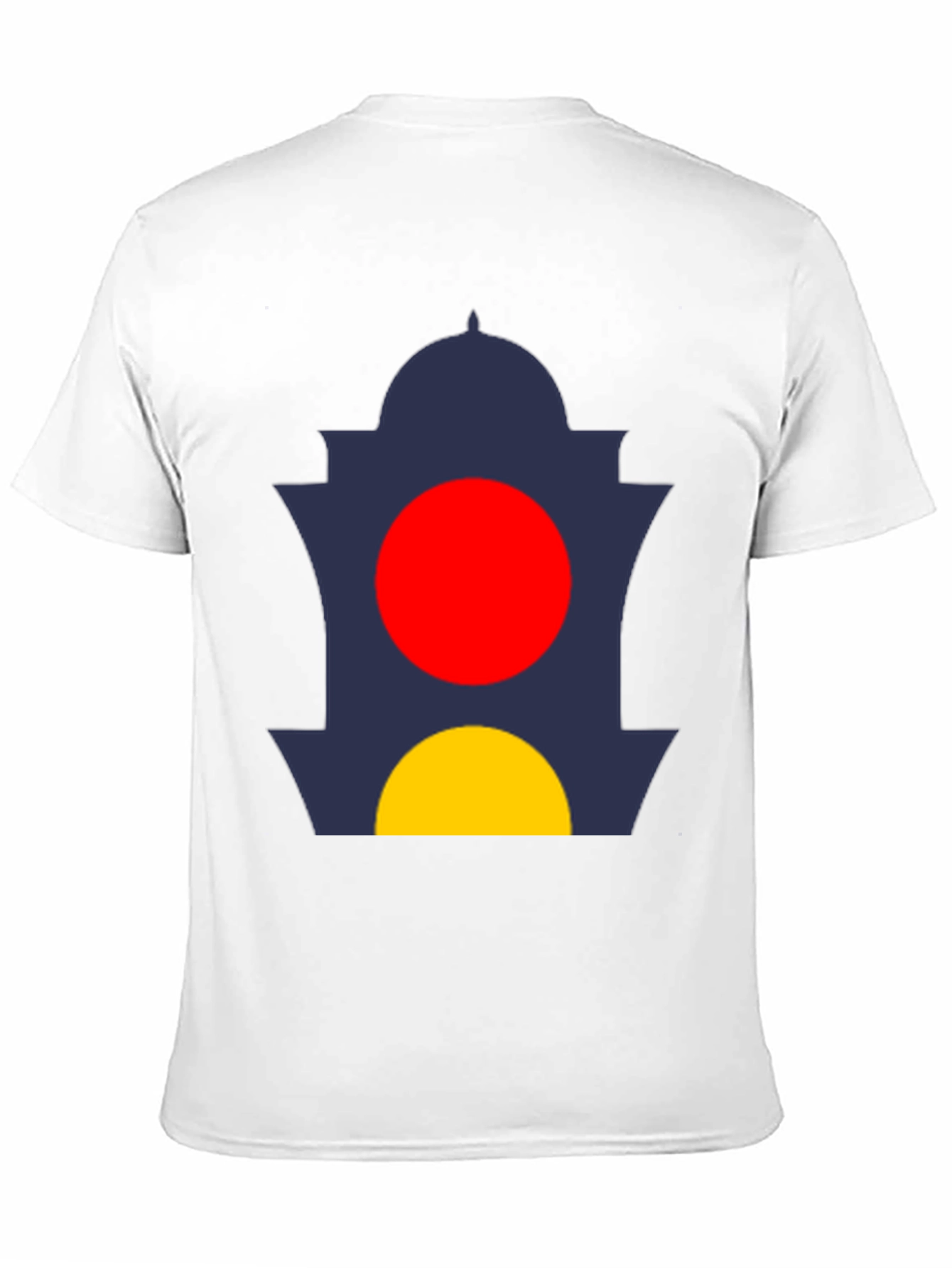 Abstract Design Tee: Graphic Print Black T-Shirt