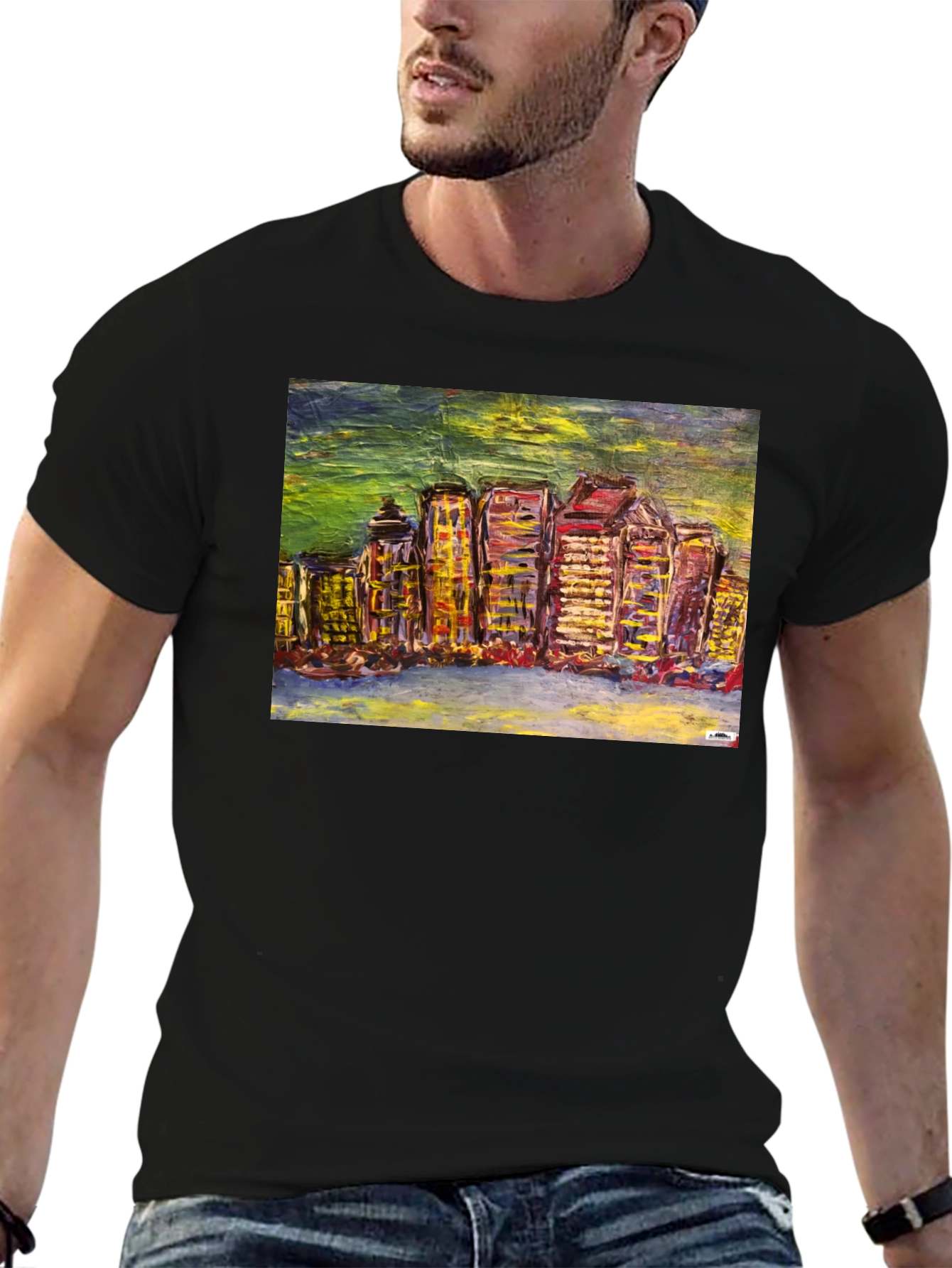 Abstract Cityscape T-Shirt