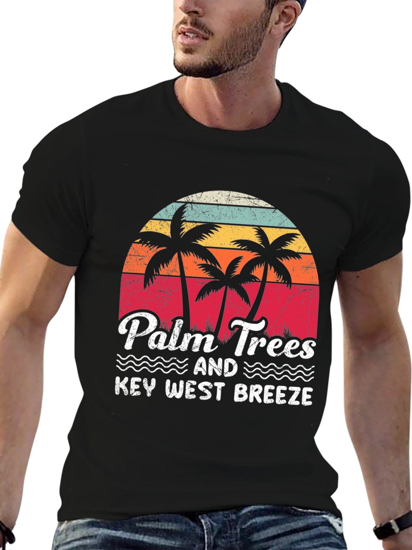 Palm Trees & Key West Breeze Graphic Tee