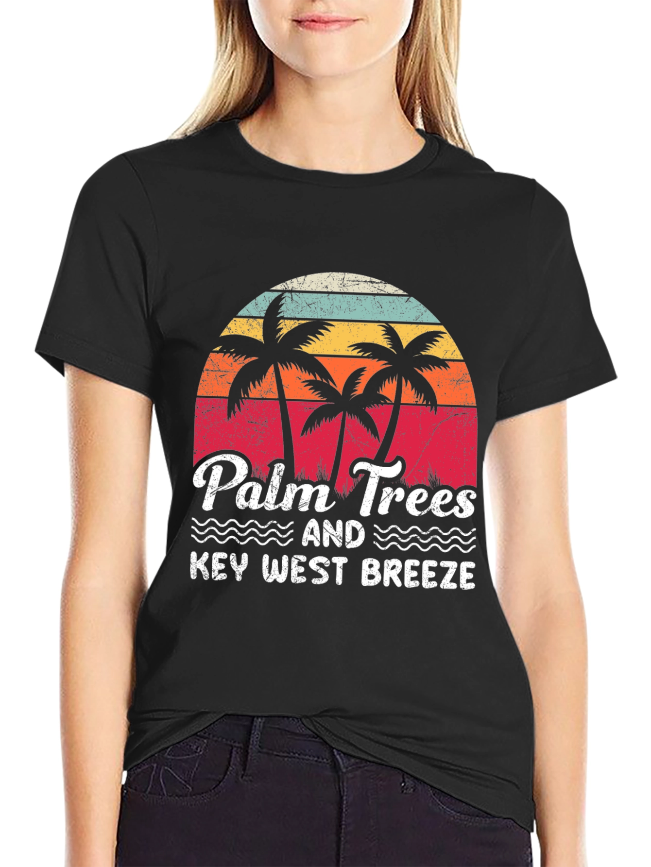 Palm Trees & Key West Breeze Graphic Tee