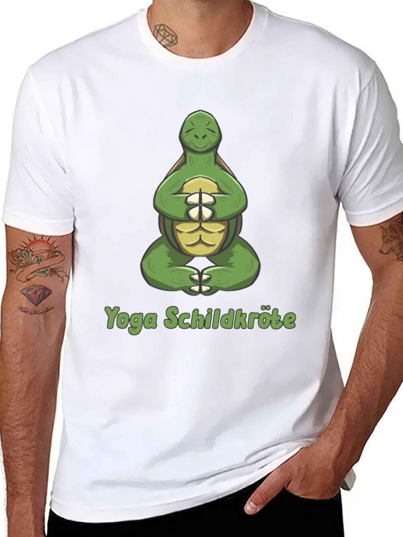 Yoga Turtle T-Shirt - Meditating Tortoise Tee