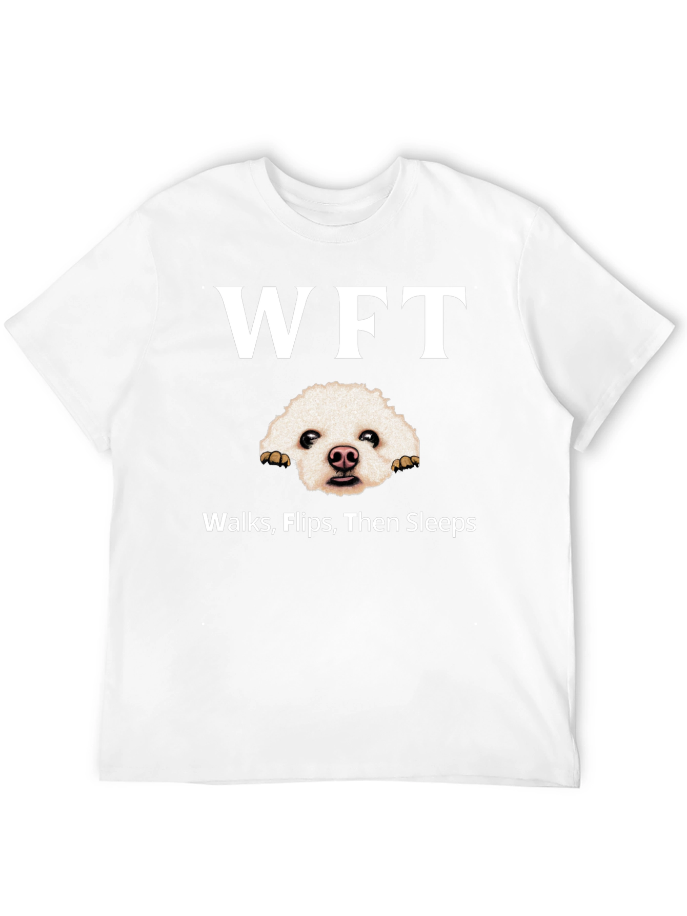 WFT Dog Graphic Black T-Shirt
