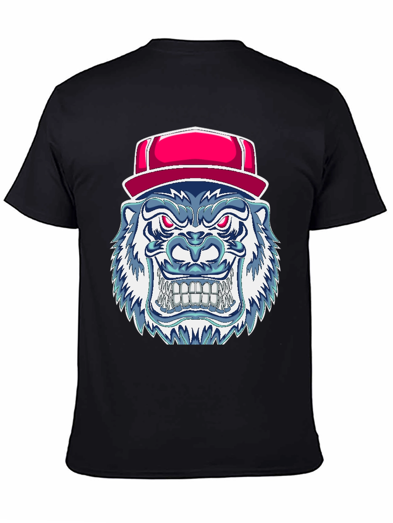 Angry Cartoon Gorilla Graphic Tee