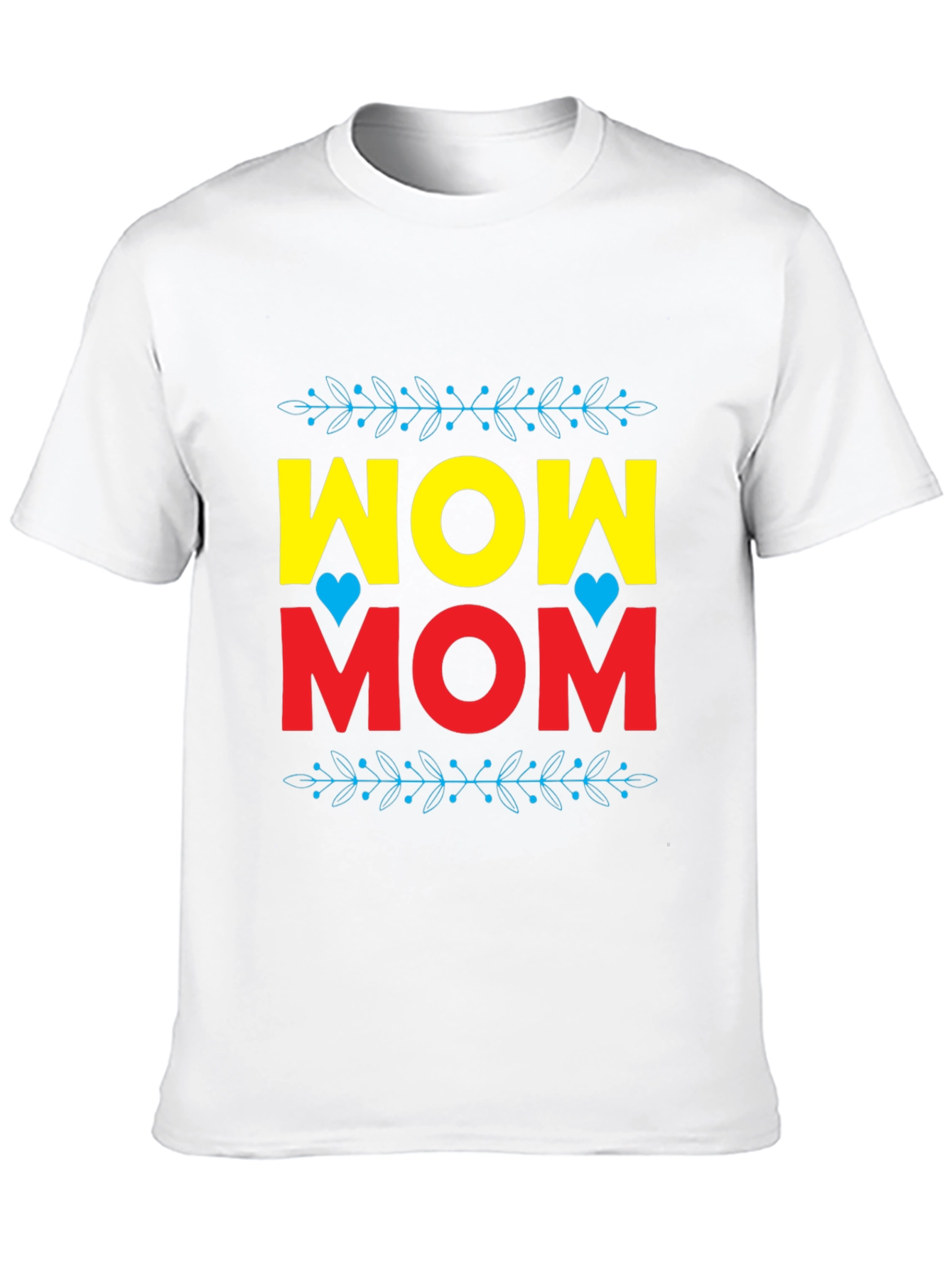 WOW MOM Graphic Tee - Mothers Day Gift