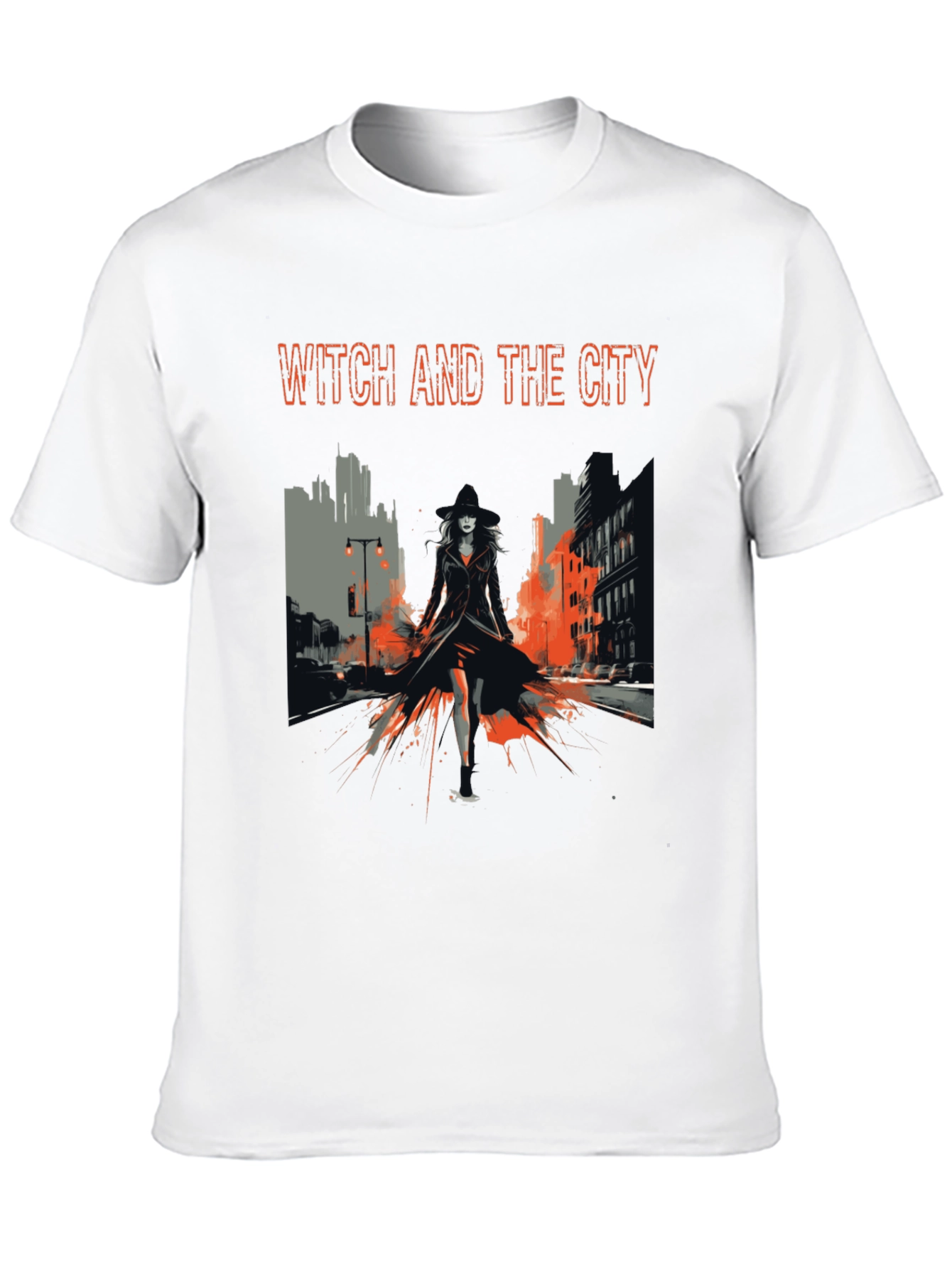 Witch and the City Black T-Shirt
