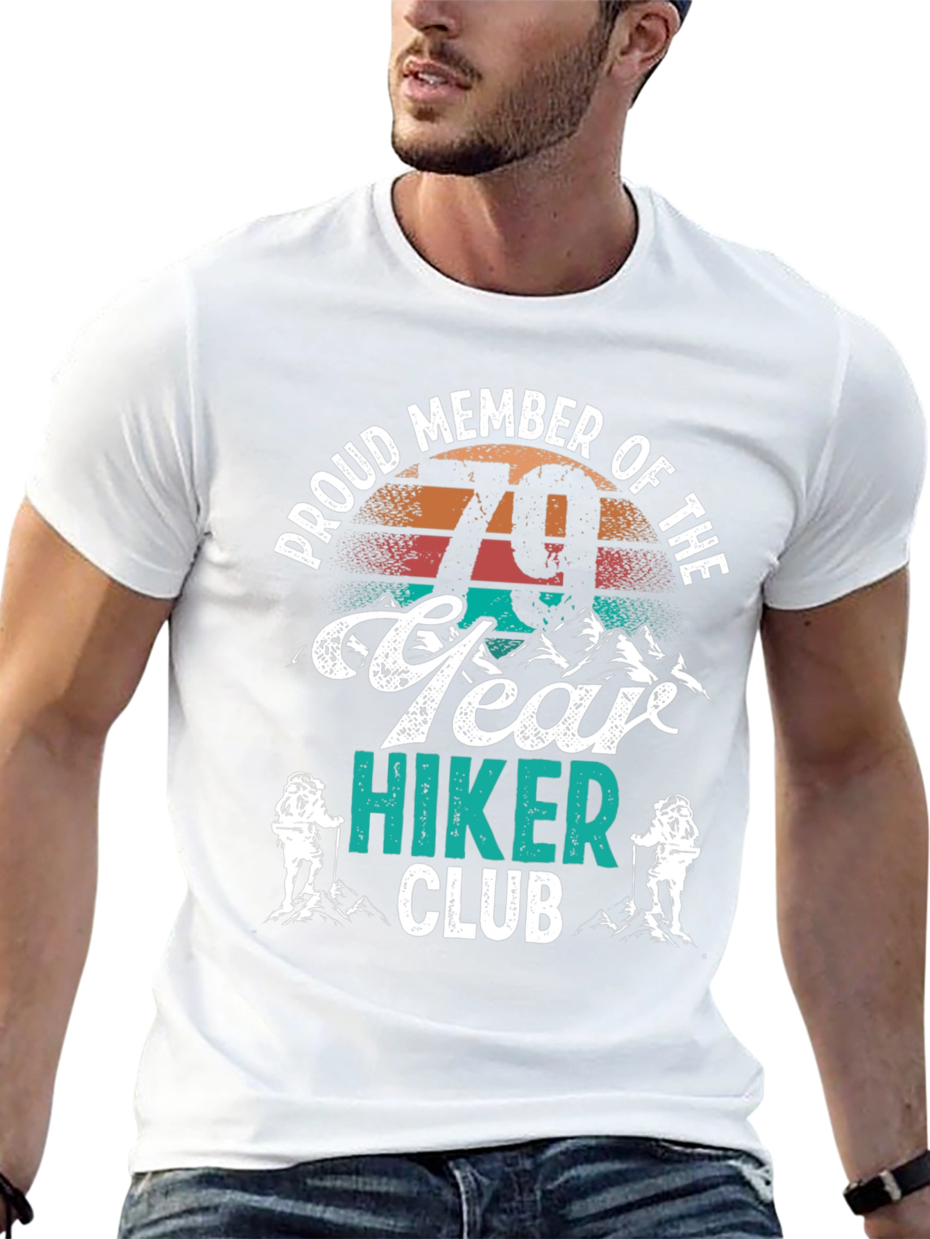 79 Year Hiker Club Graphic Tee