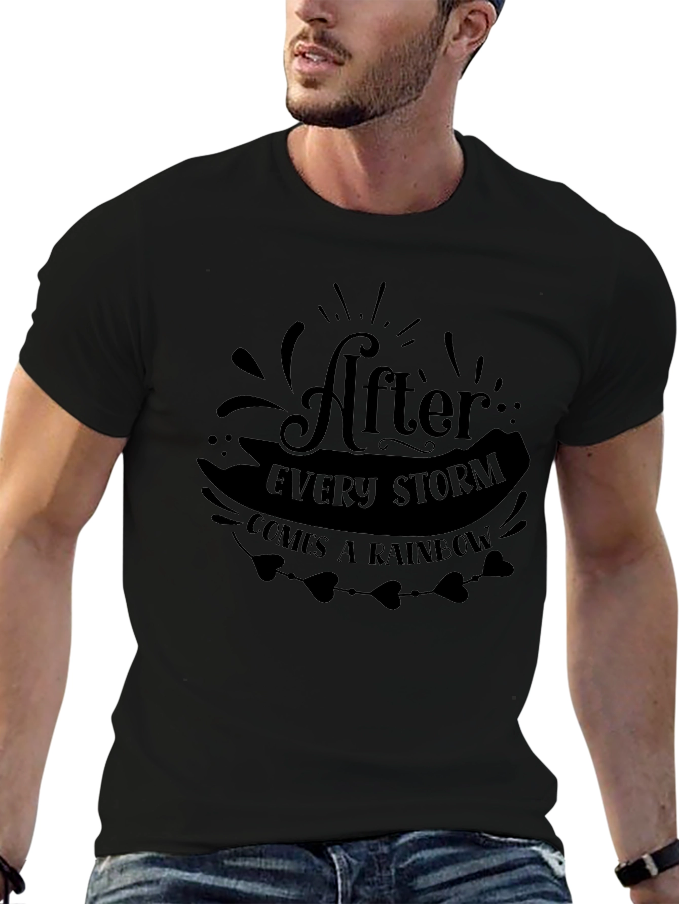 After Every Storm Black Graphic Tee