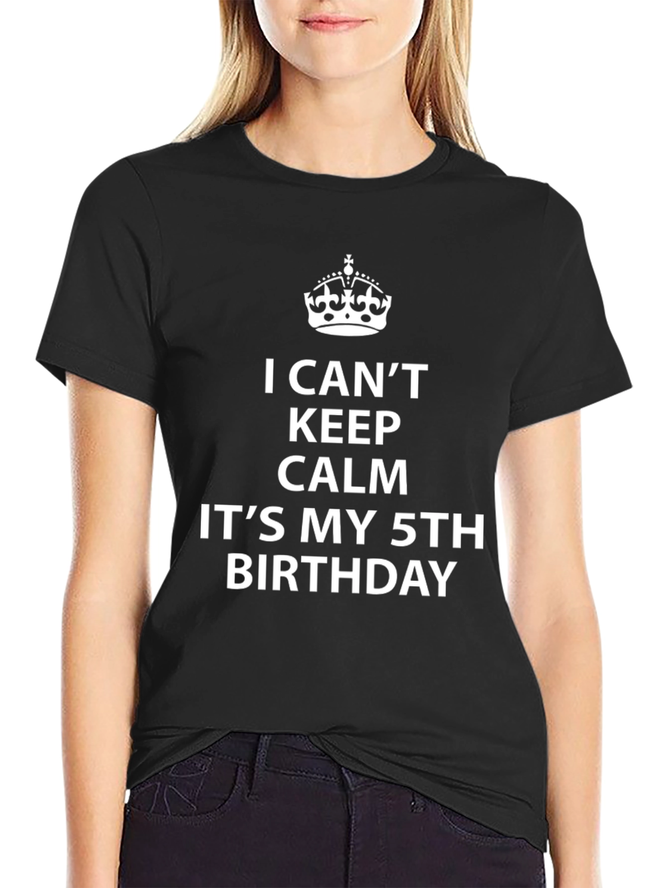 5th Birthday T-Shirt - I Cant Keep Calm