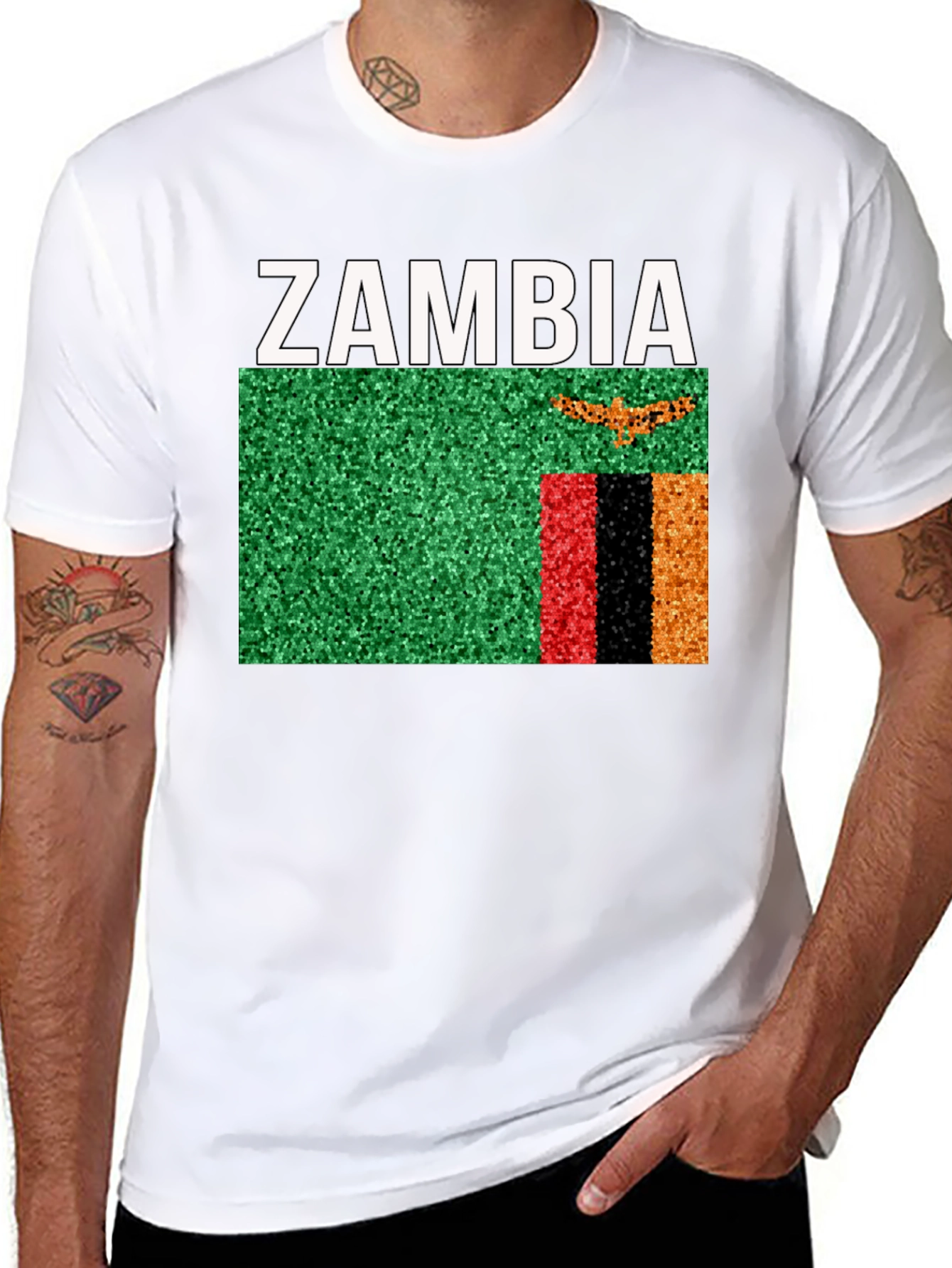 Zambia Flag T-Shirt - Country Pride Tee