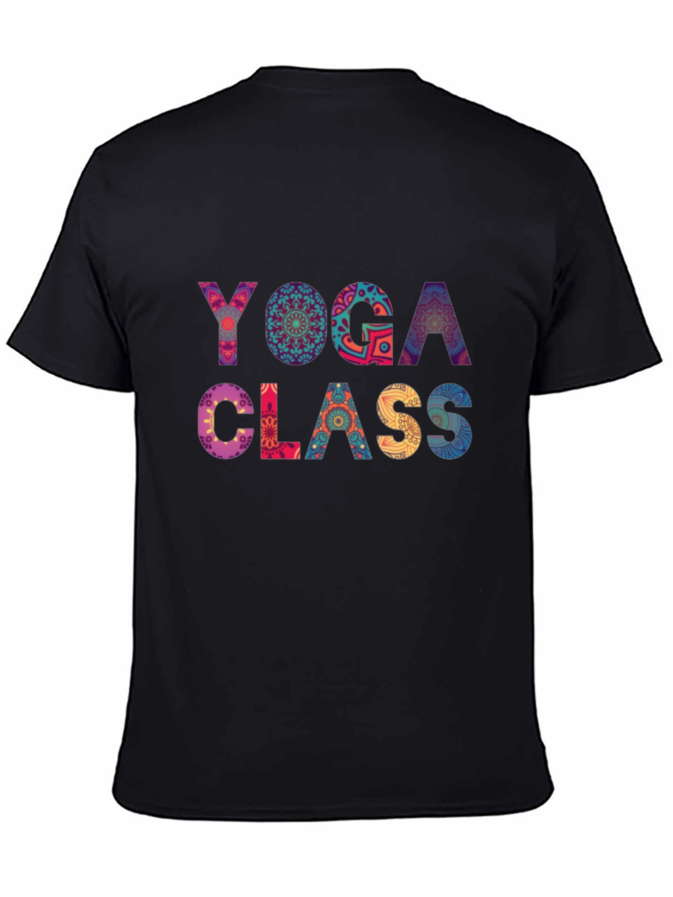 Yoga Class Graphic Tee - Mens Black T-Shirt