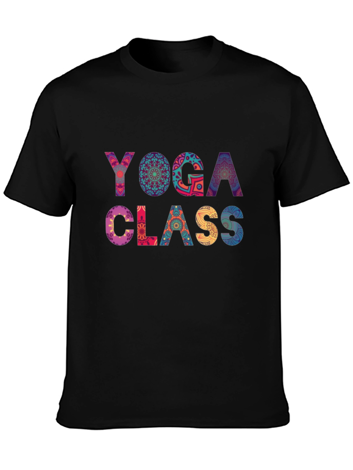 Yoga Class Graphic Tee - Mens Black T-Shirt