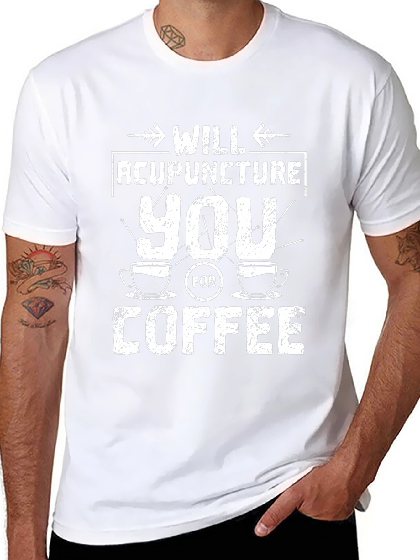 Acupuncture Coffee T-Shirt