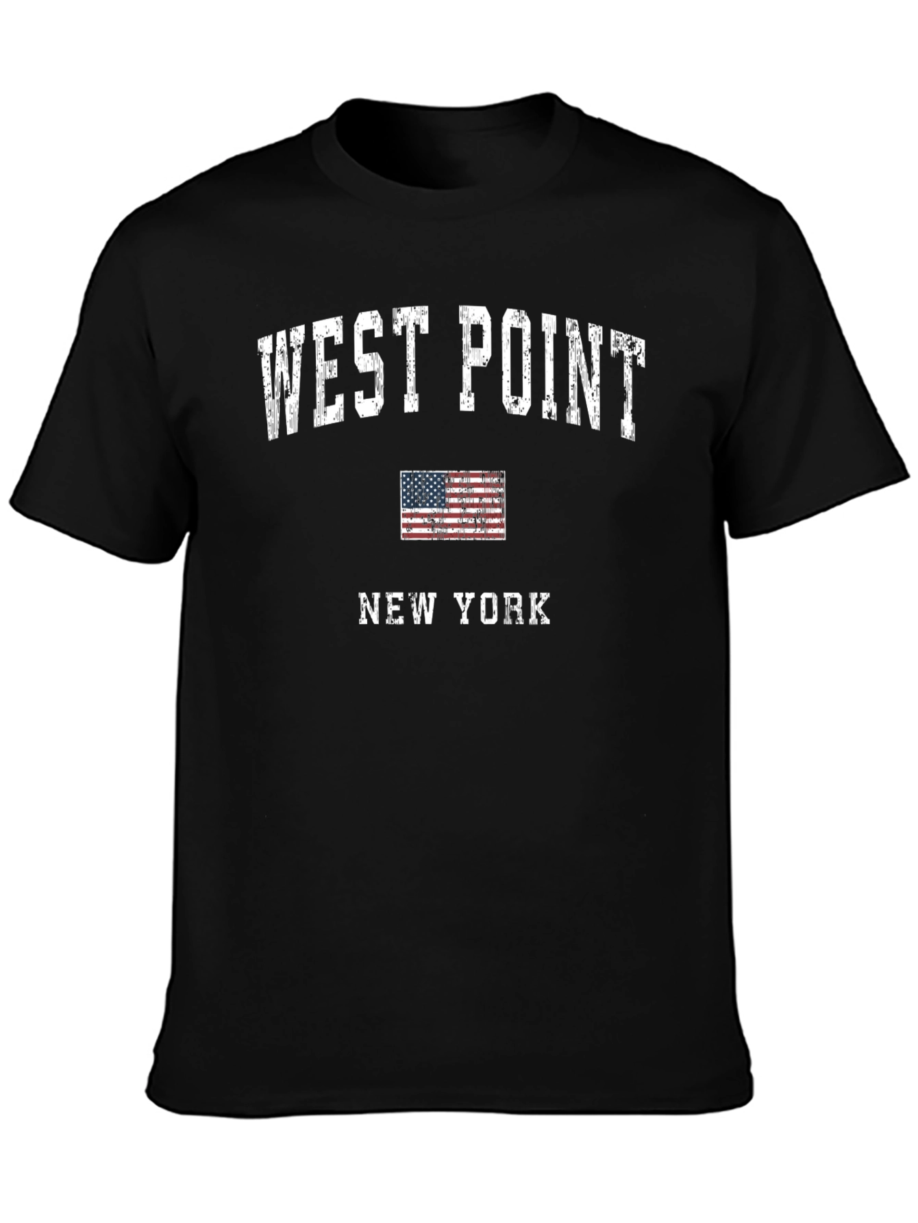 West Point New York T-Shirt USA Flag