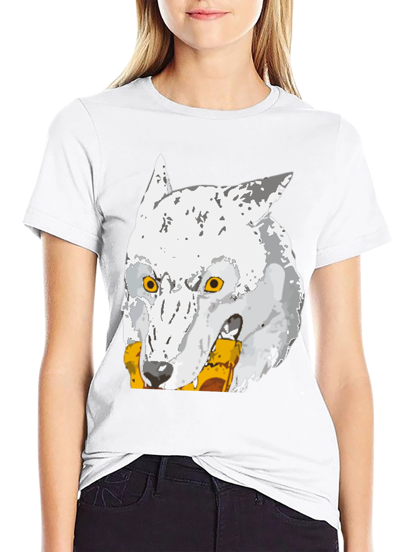 Wolf Graphic Tee - Mens Black T-Shirt