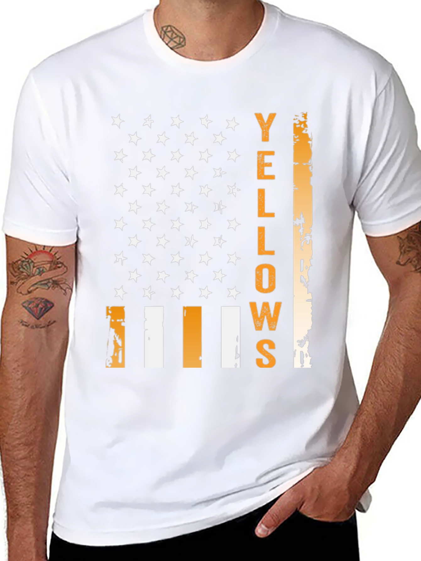 Yellows Flag T-Shirt - Patriotic Novelty Tee