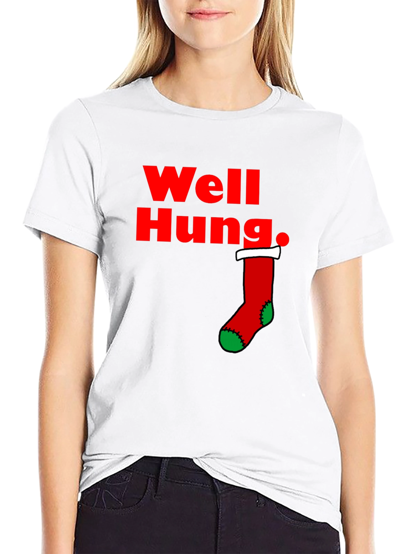 Well Hung Christmas T-Shirt