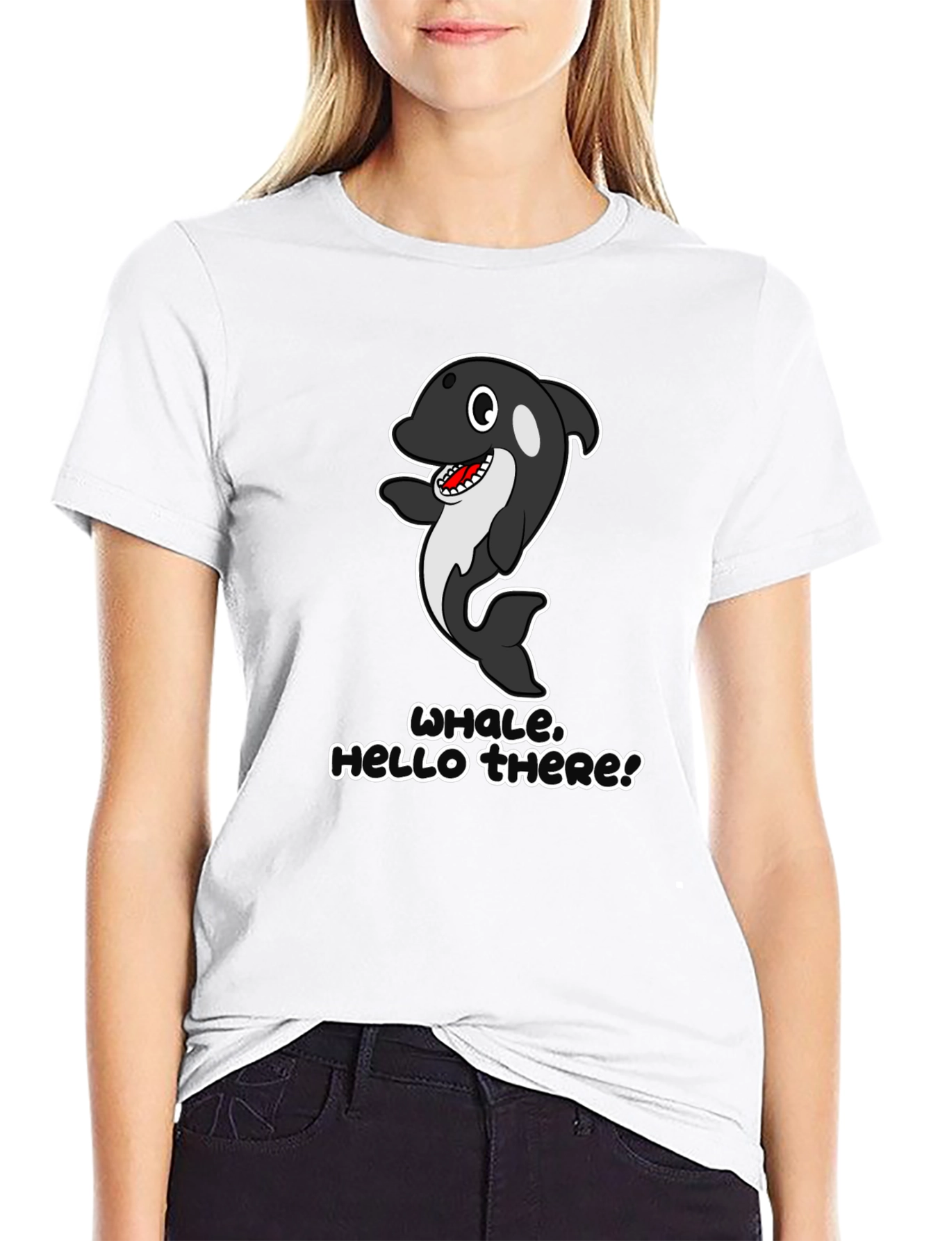 Whale Hello There! Graphic T-Shirt