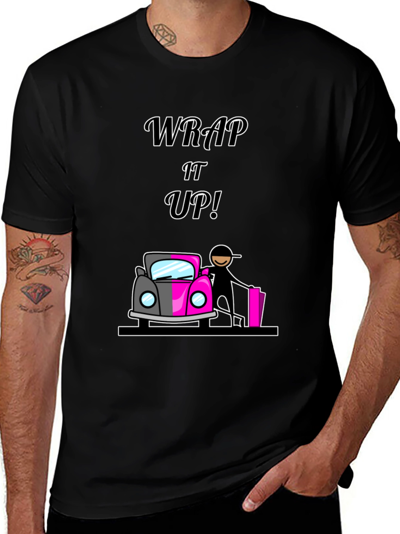 Wrap It Up! Car Wrapping T-Shirt