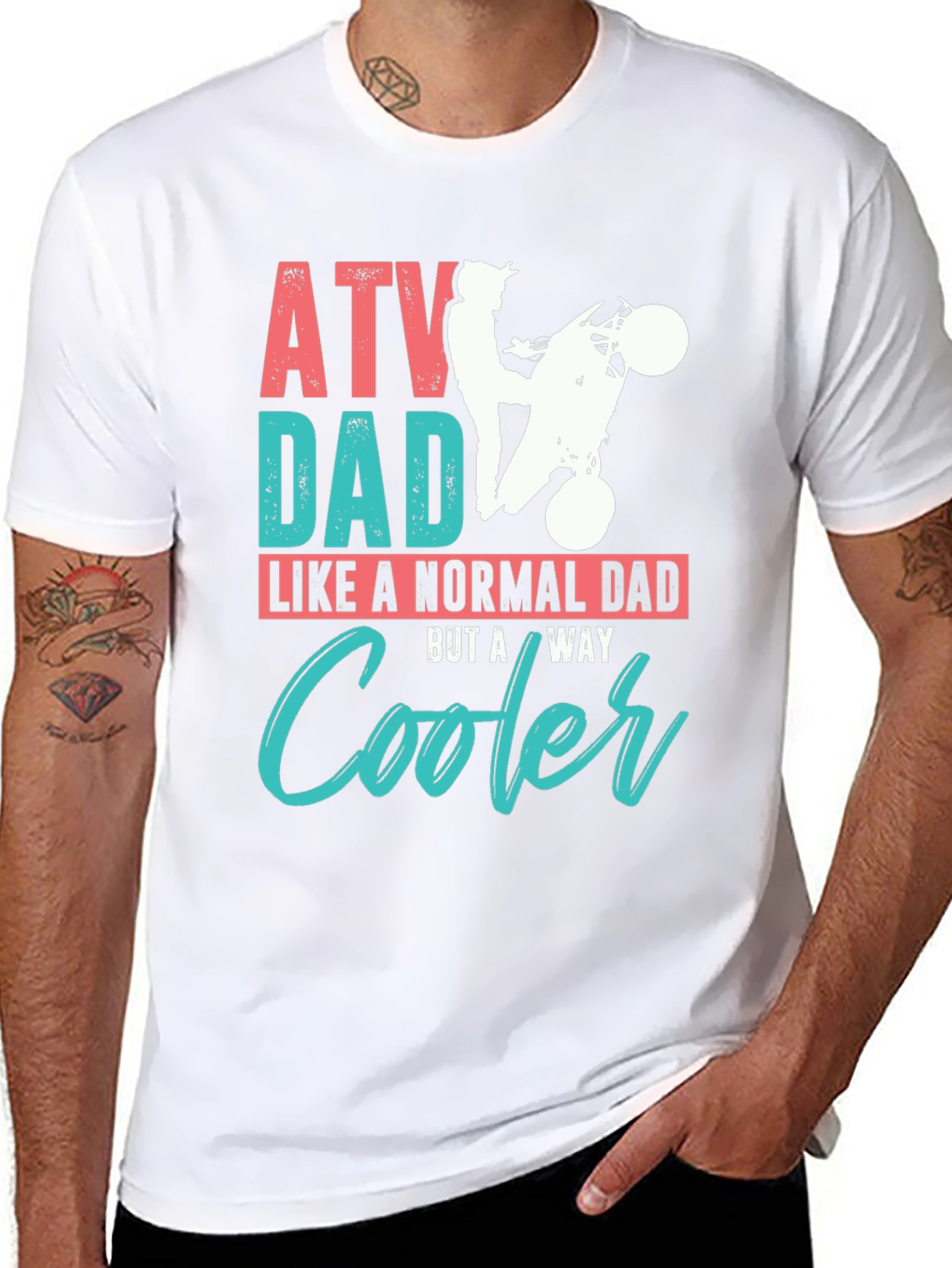 ATV Dad T-Shirt: Cool Dad Gift