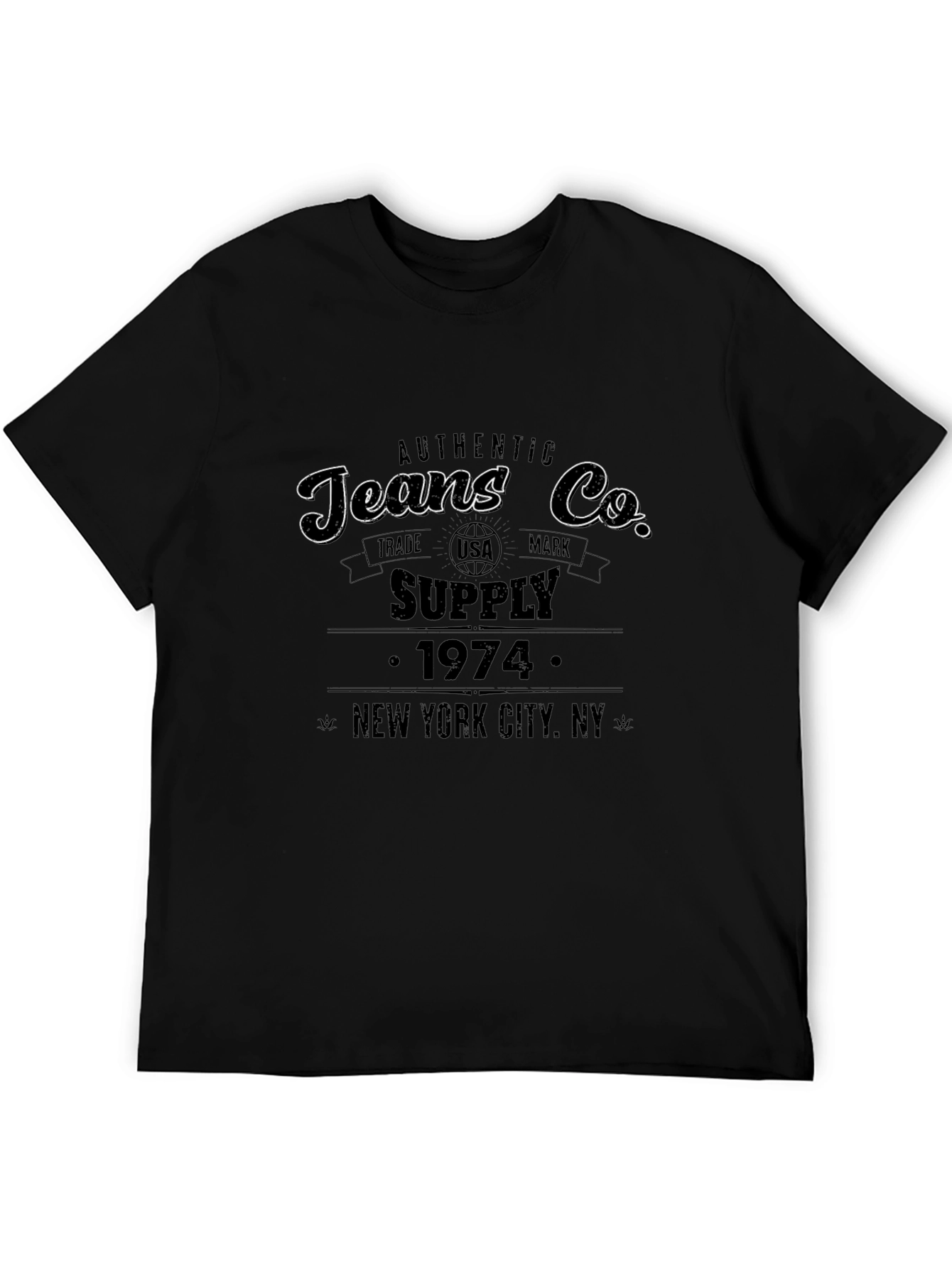 Authentic Jeans Co. Black T-Shirt