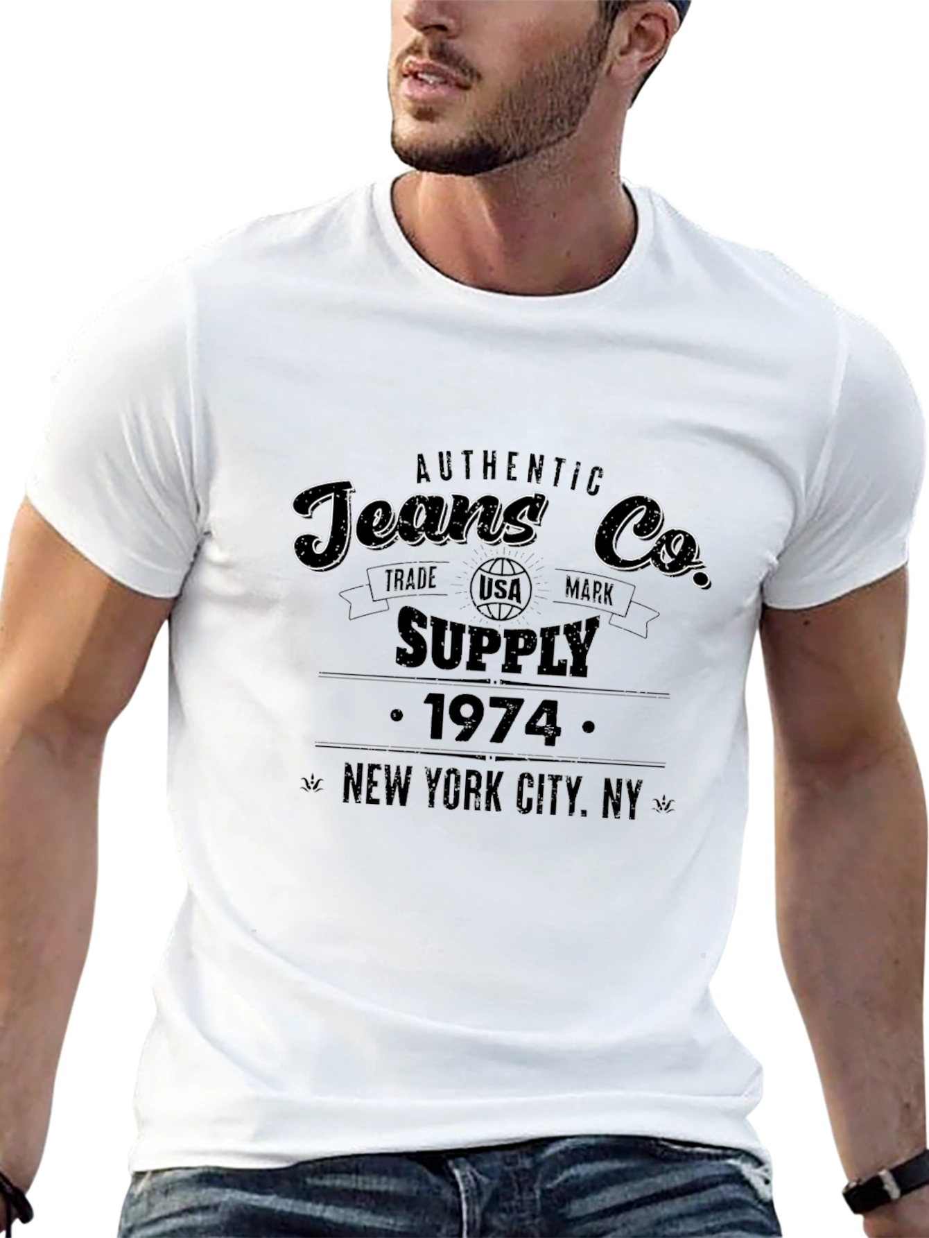 Authentic Jeans Co. Black T-Shirt