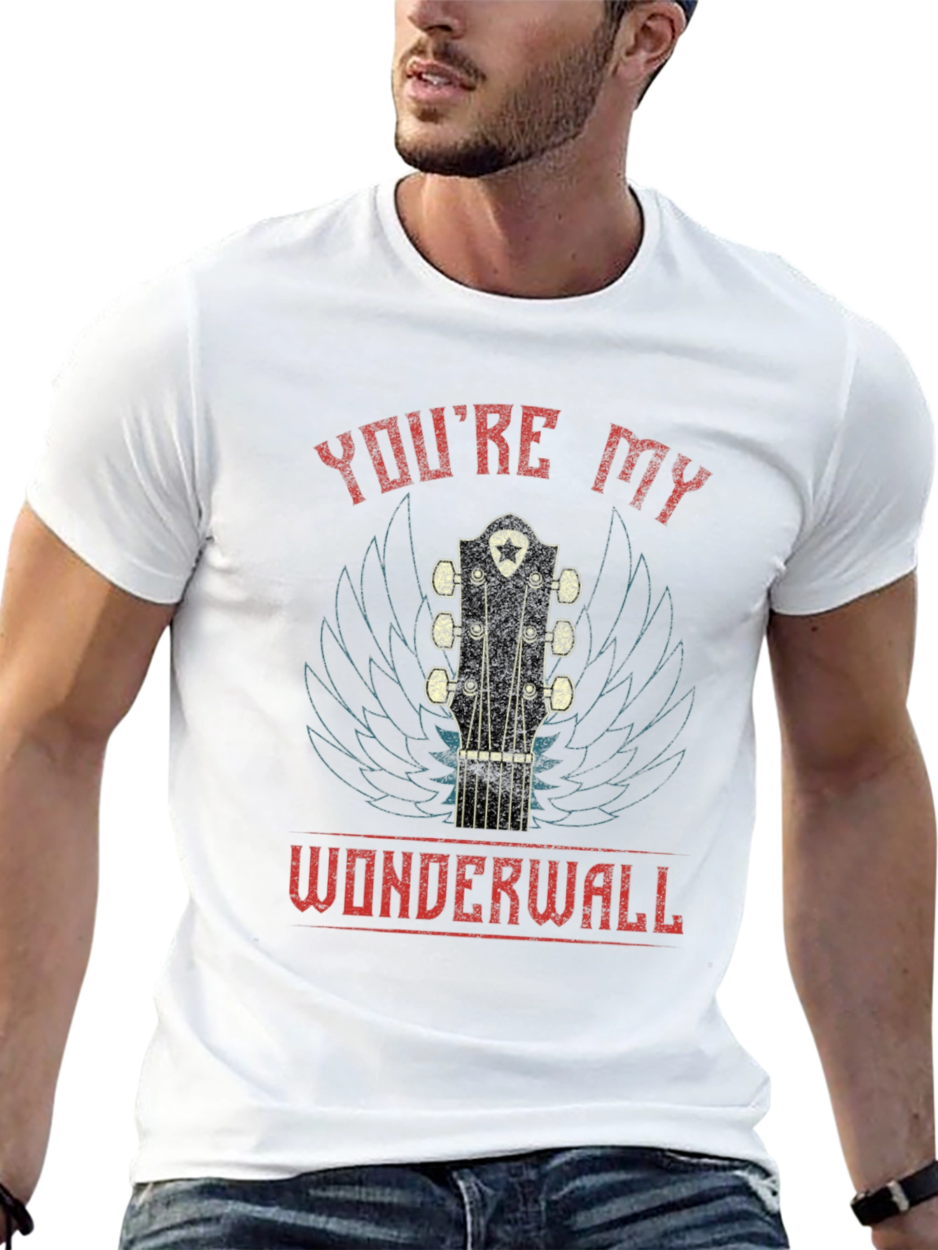 Wonderwall Guitar T-Shirt