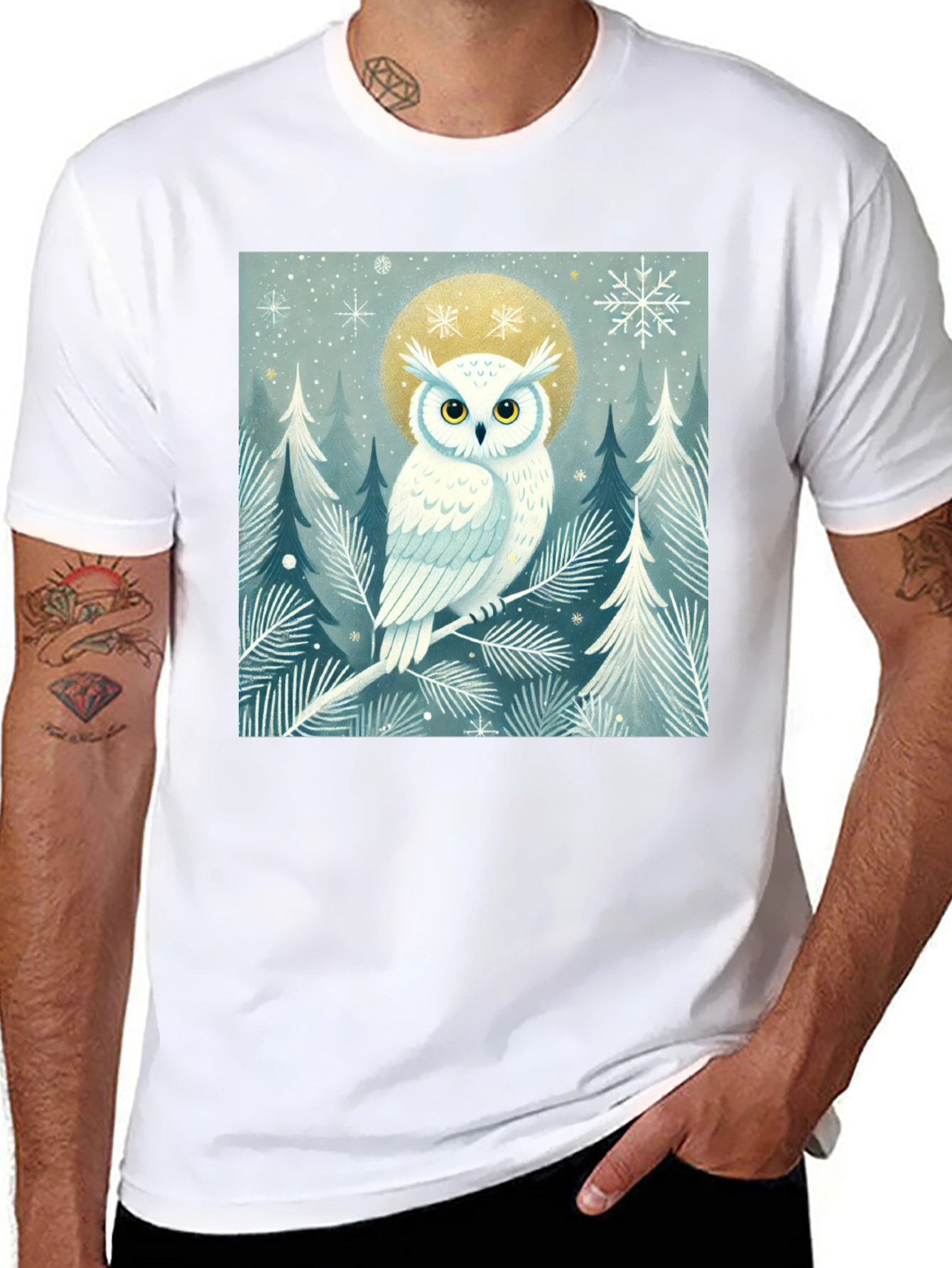 Winter Owl Graphic Tee